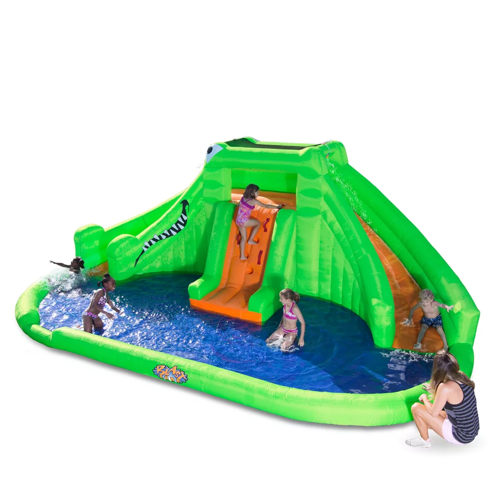 Blast Zone Crocodile Isle Dual Water Slide