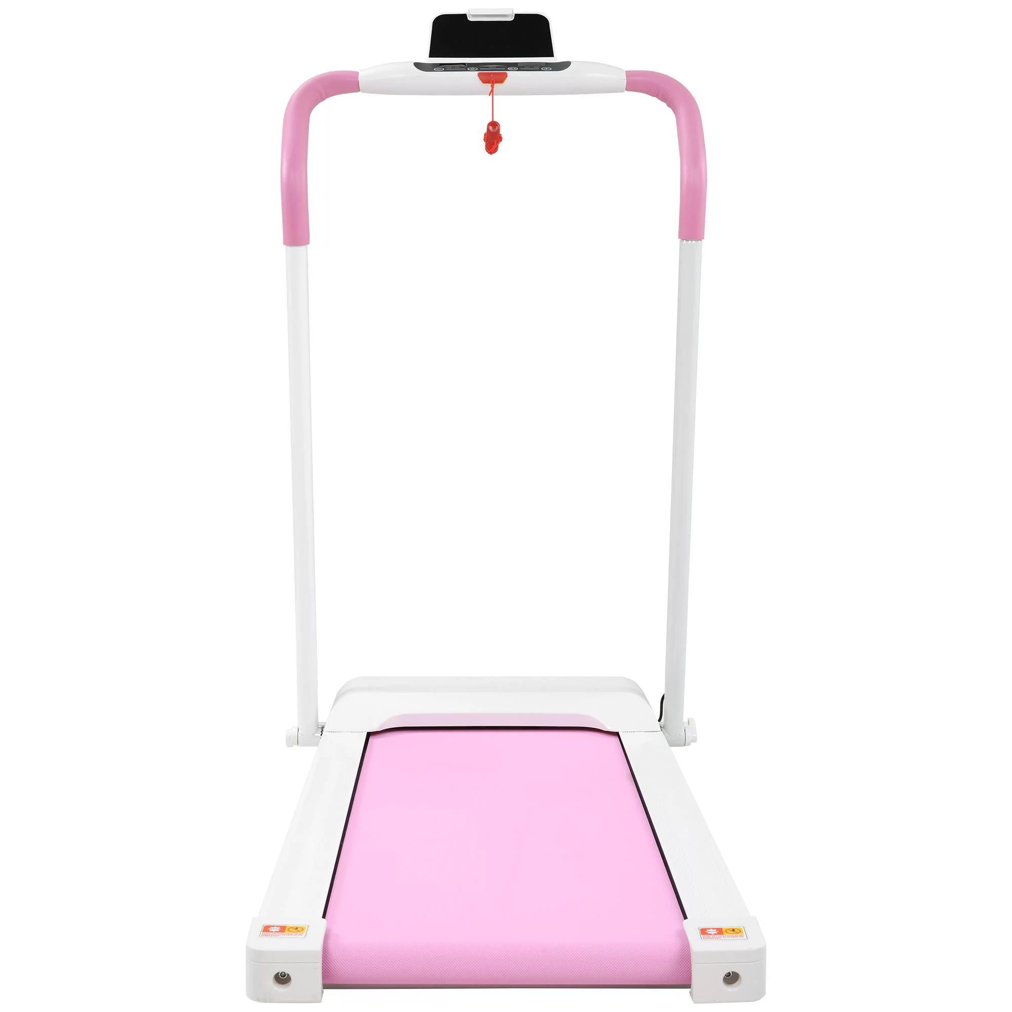 FYC Folding Treadmill, Portable Electric Motorized Running Exercise Machine, Pink