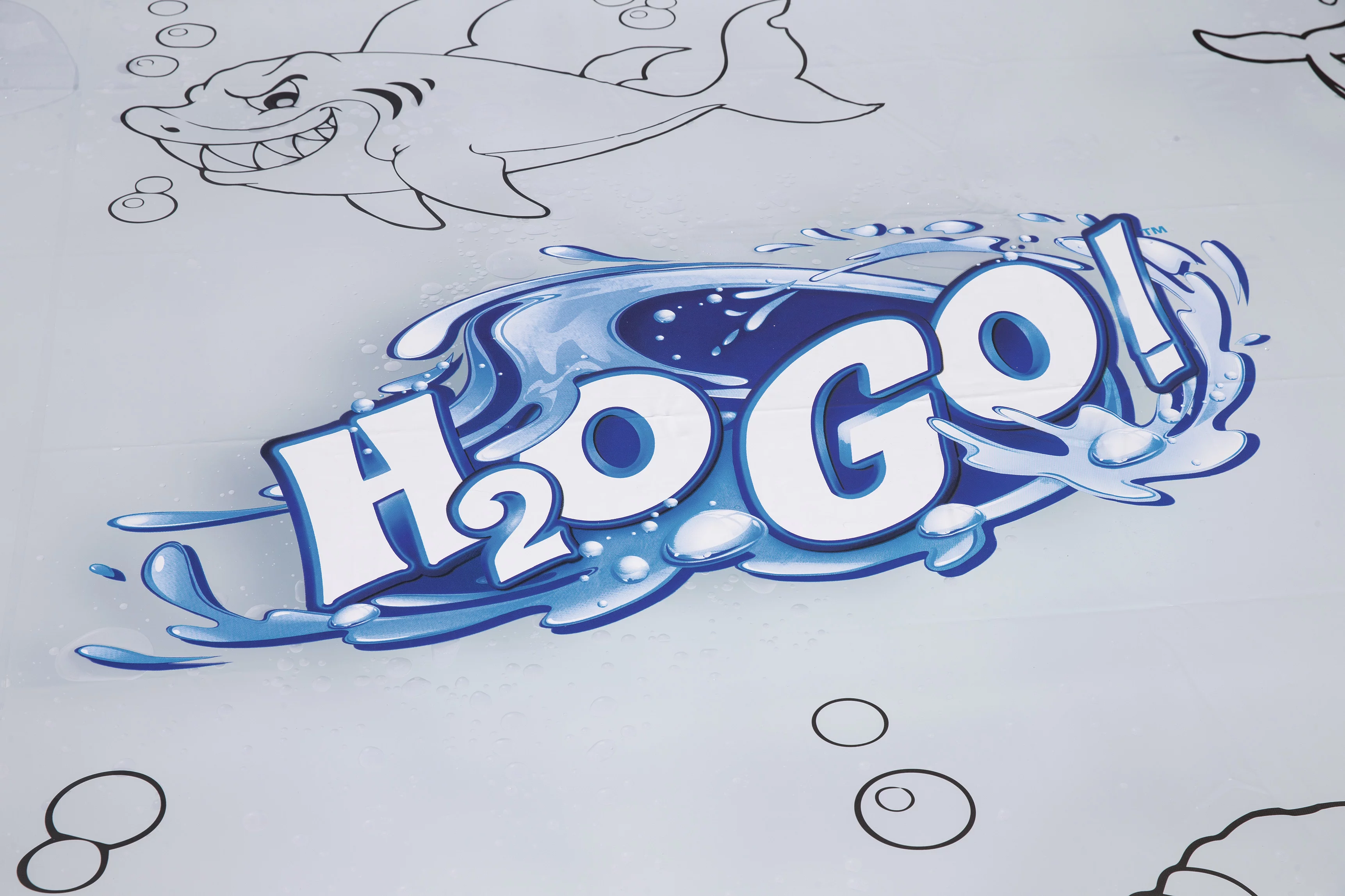 H2OGO! Art Water Mat, Splash Fun Blobz, 9.8′ x 6.6′