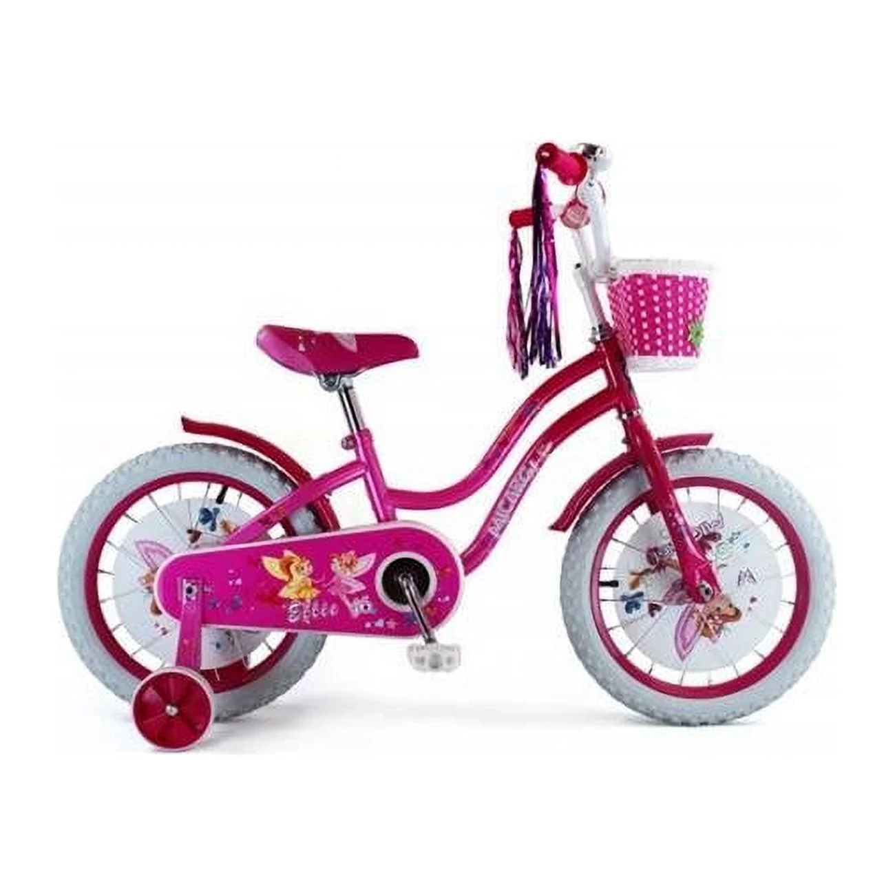 Micargi ELLIE-G-16-Pack-HPK 16 In. Girls Bicycle, Pink & Hot Pink