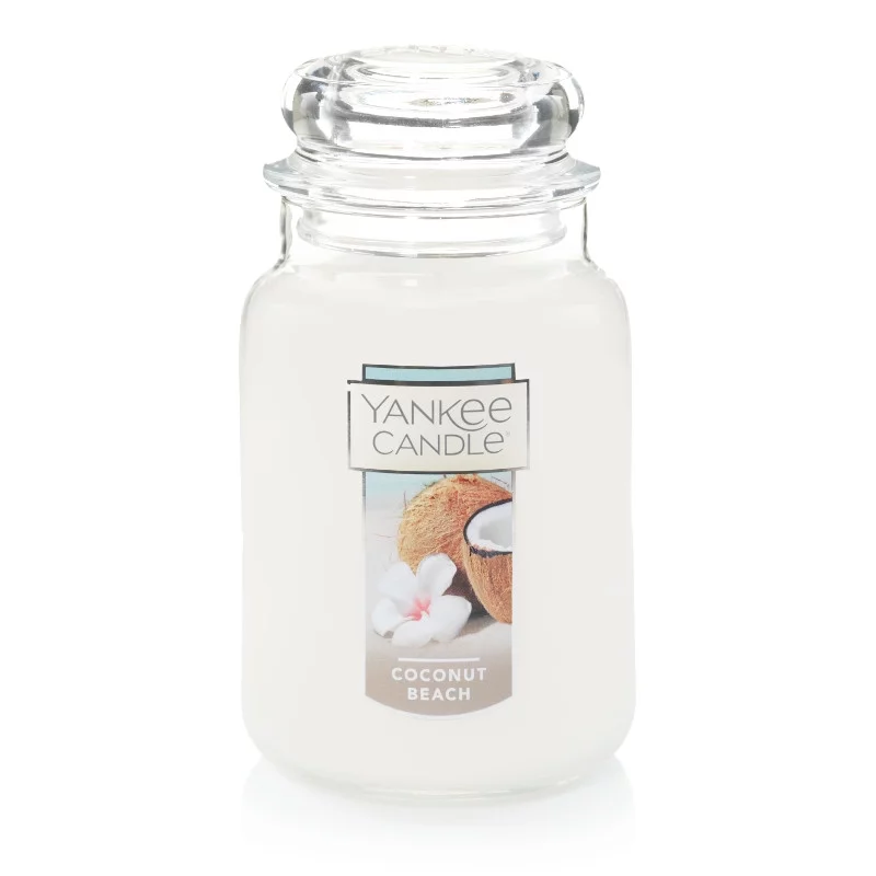 Yankee Candle Salted Caramel – 22 oz Original Large Jar Scented Candle