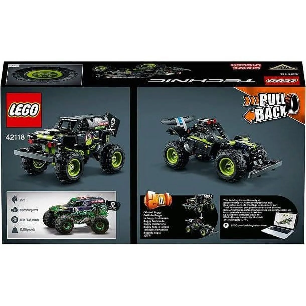 Lego Technic Monster Jam Grave Digger 42118