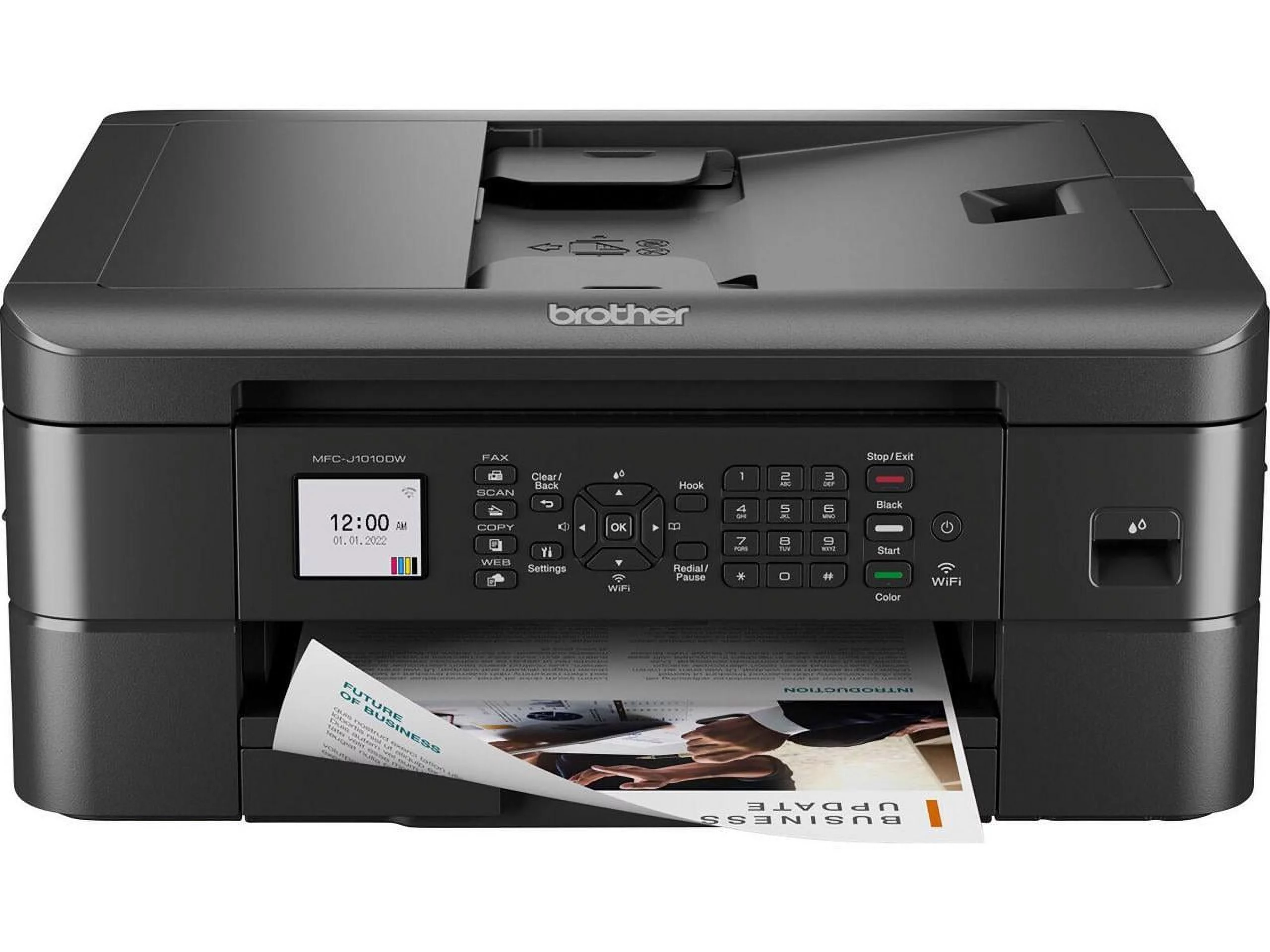 Brother MFC-J1010DW Color Inkjet All-in-One Printer with Wireless Connectivity, Duplex Printing