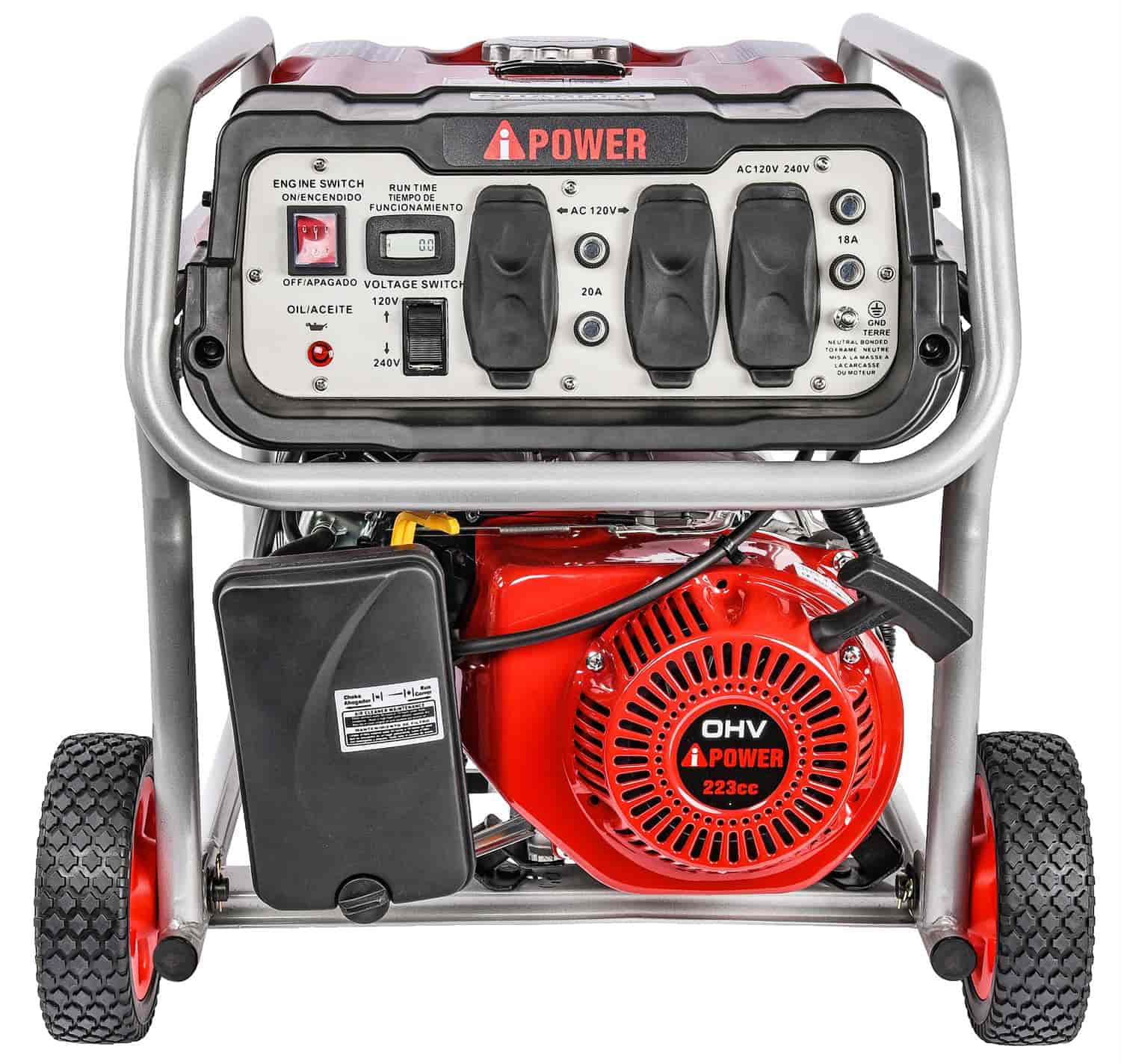 JEGS 86065 Portable Generator 5000 Starting Watts 4250 Running Watts 9 Hr. Run Time