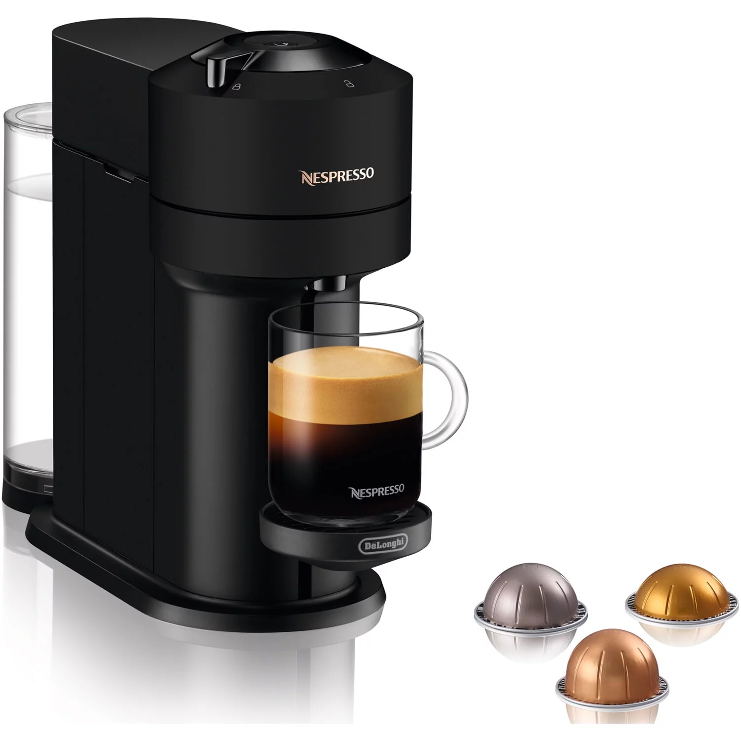 Nespresso by De’Longhi Vertuo Next Premium Coffee and Espresso Maker in Black Matt