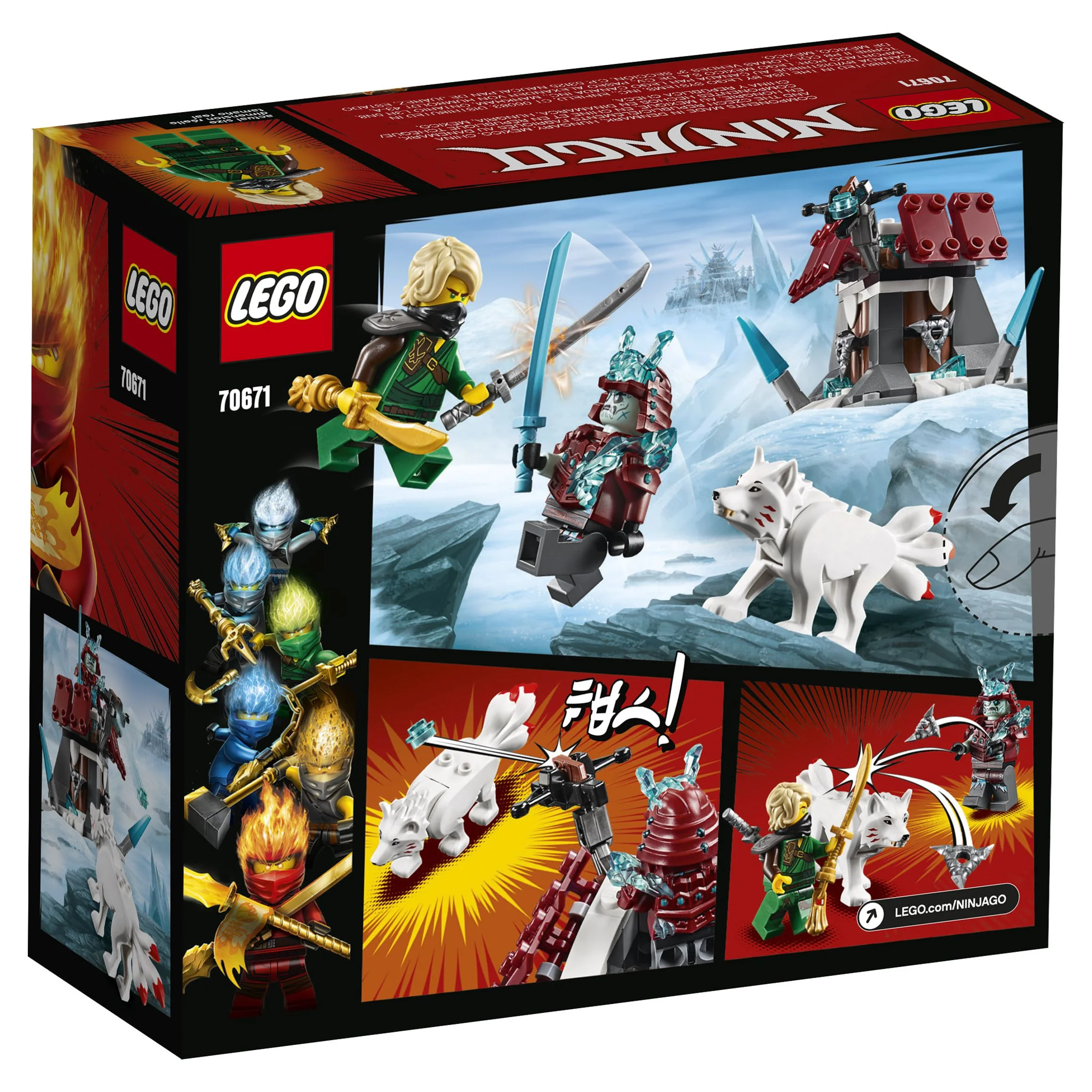 LEGO Ninjago Lloyd’s Journey 70671 Toy Fortress Building Kit (81 Pieces)