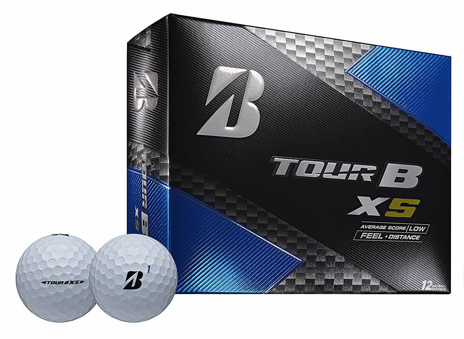 Bridgestone Golf Tour B XS Golf Balls, 12 Pack, White