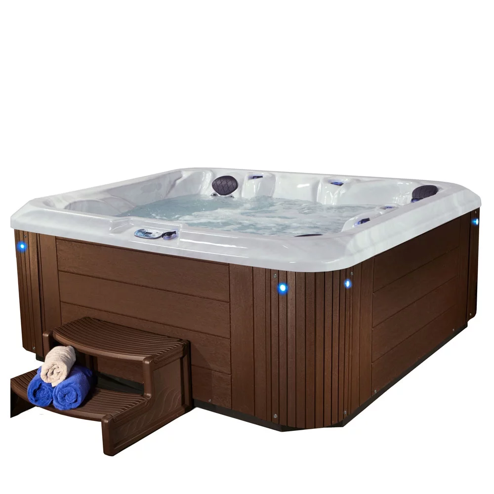 Ohana Spas, Refresh LS Espresso, 6 people, LED-backlit, w/ Tub Cover