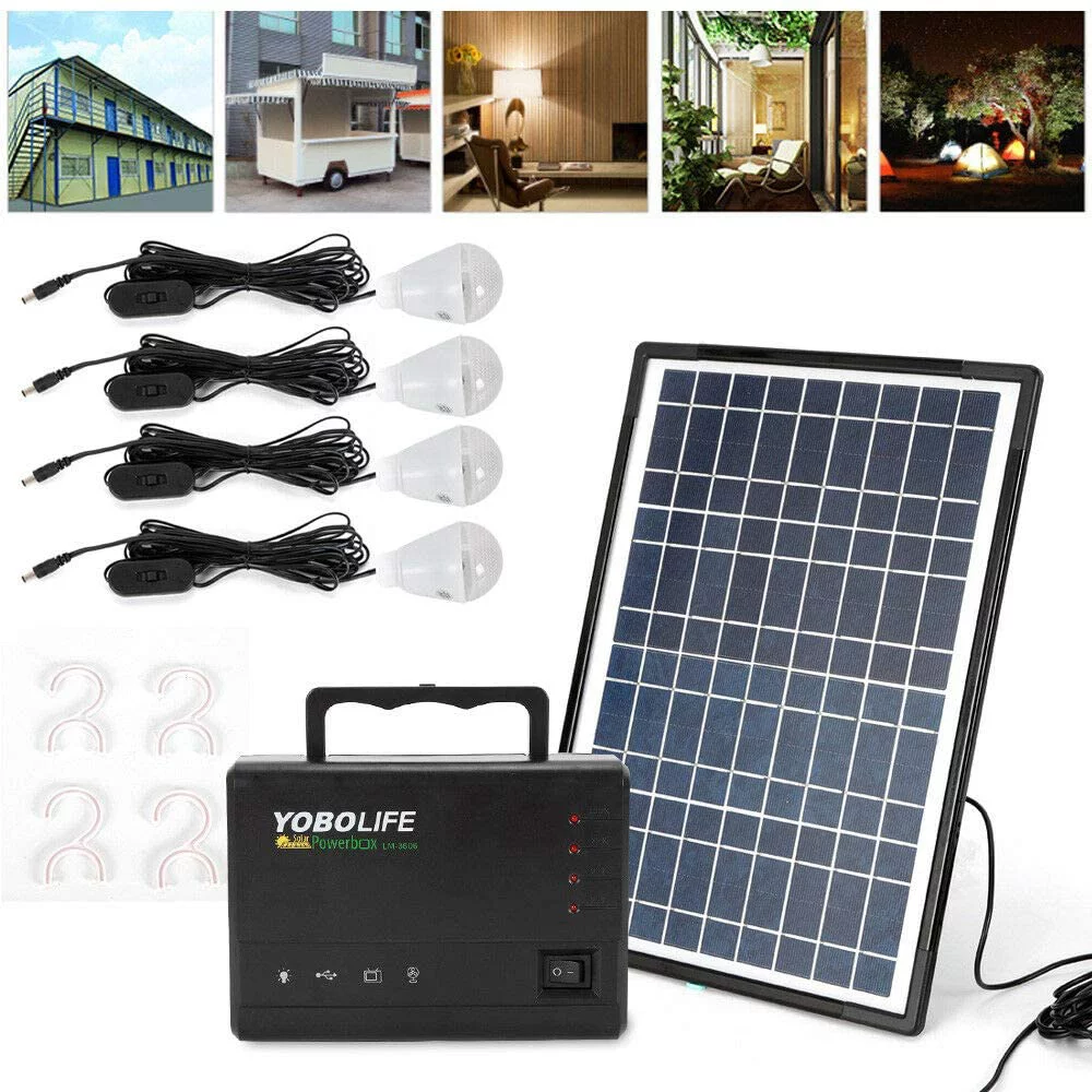 FETCOI Solar Generator, Portable Power Station, w/Solar Panel Outdoor Supply for Camping/CPAP/Emergency Battery Backup