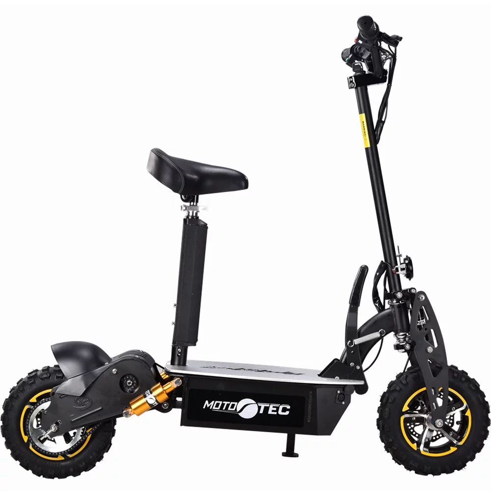 MotoTec 2000w 48v Electric Scooter, Black – Non Ca