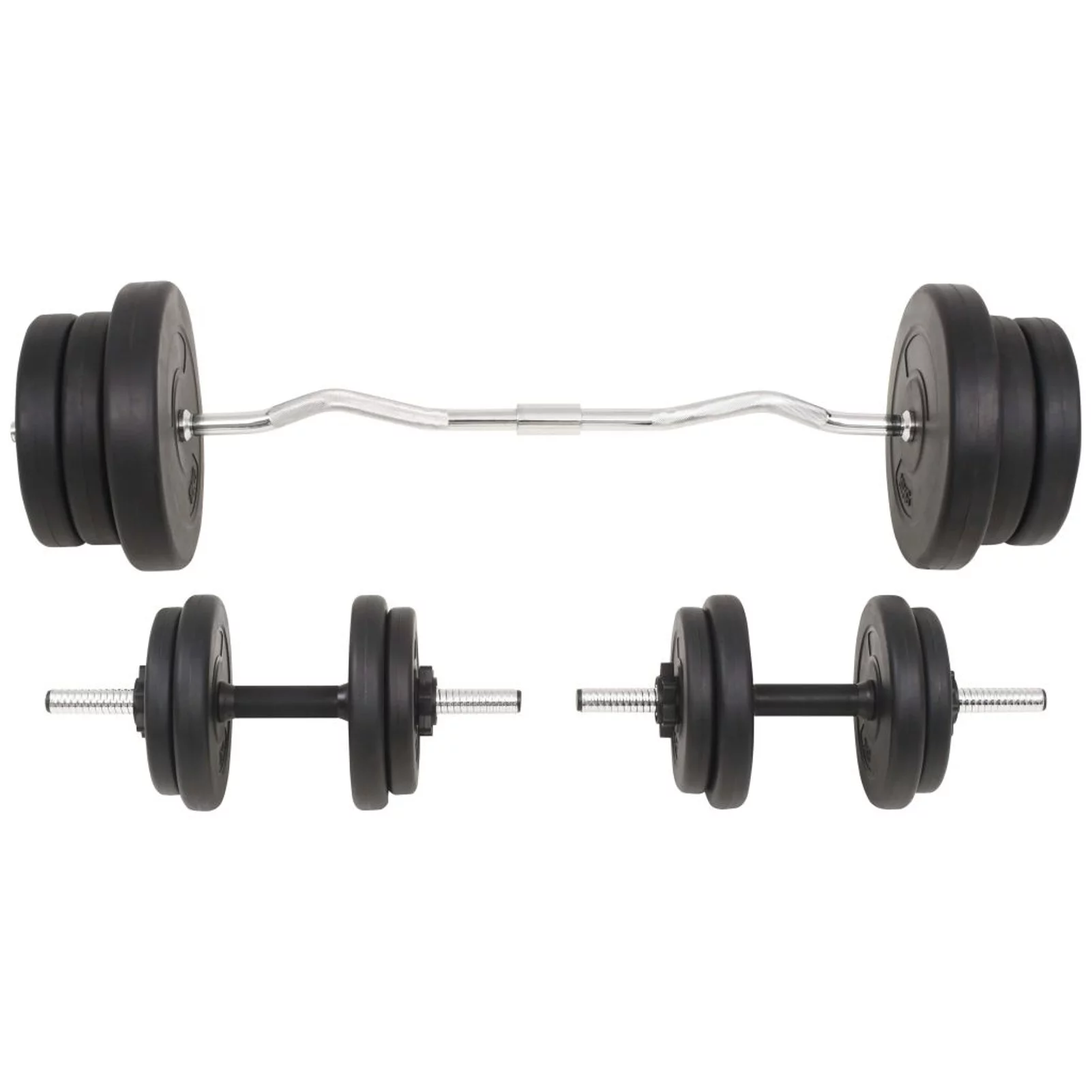 Dcenta Barbell and Dumbbell Set 132.3 lb