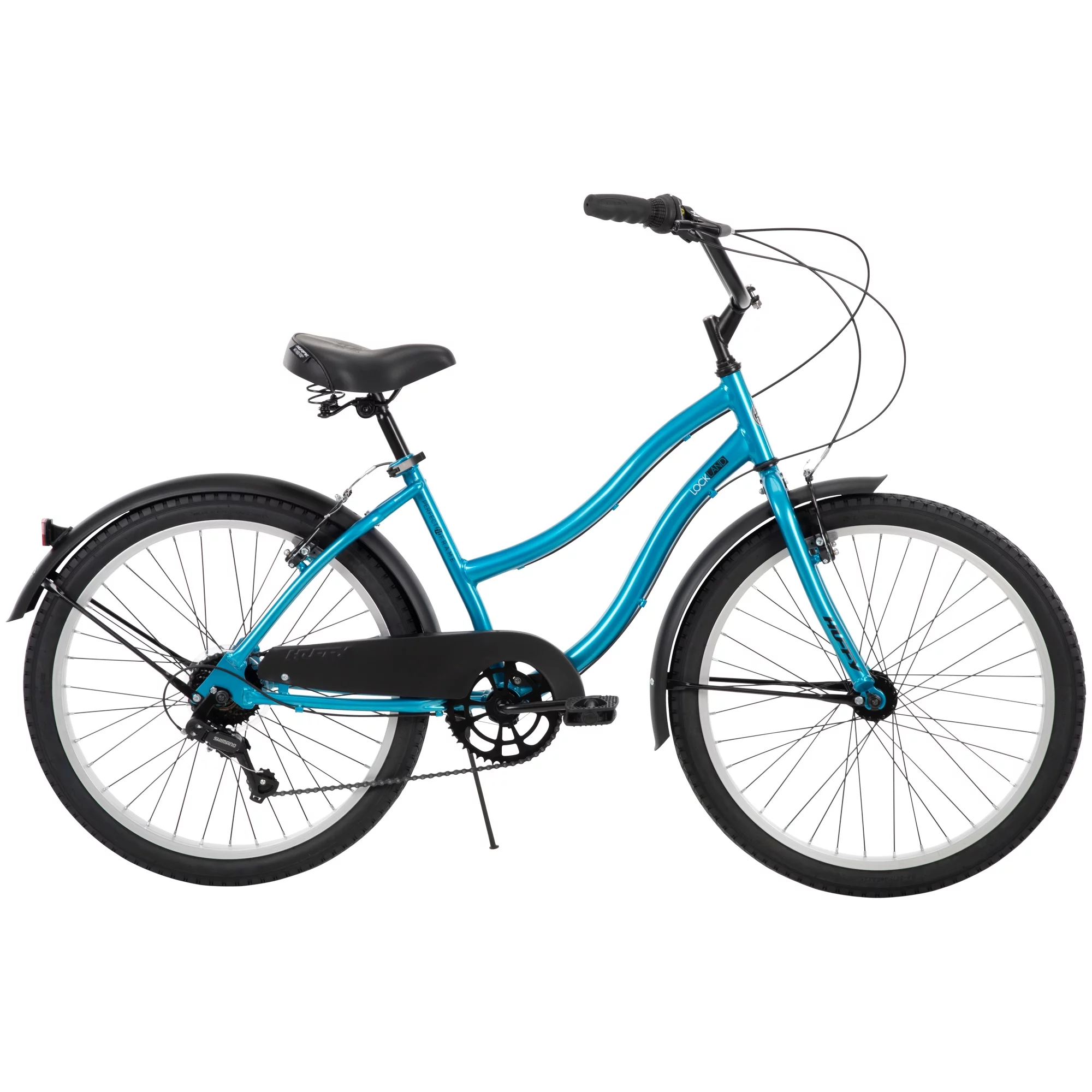 Huffy Lockland 24 In. 7-speed Cruiser Bicycle for Girls, Teal