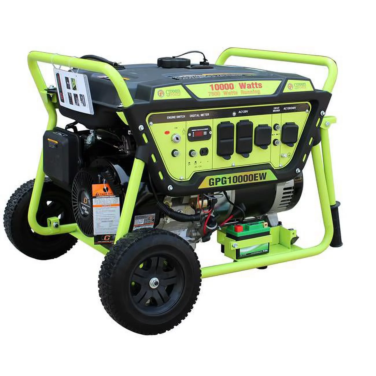 Green-Power GPG10000EW 10000 Watt Gasoline Generator With Electric Start