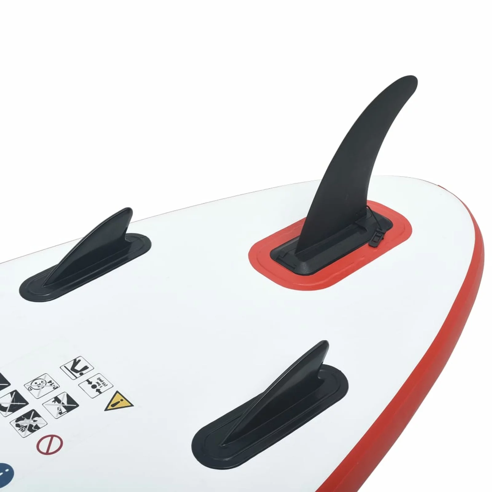 Paddle Board Set Surfboard Inflatable Red and White