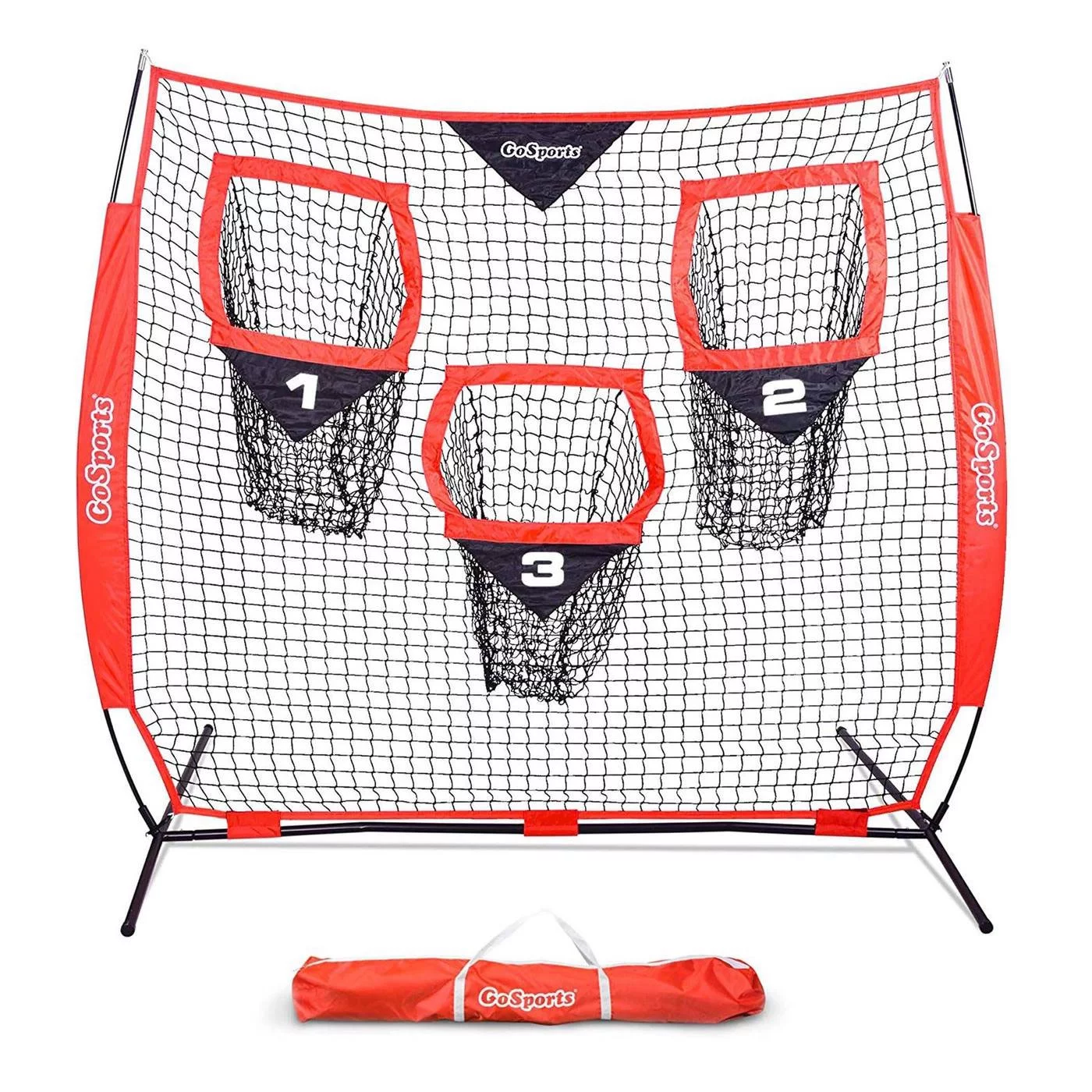 GoSports Quarterback 6 X 6 Accuracy Football Training Net with 3 Target Pockets