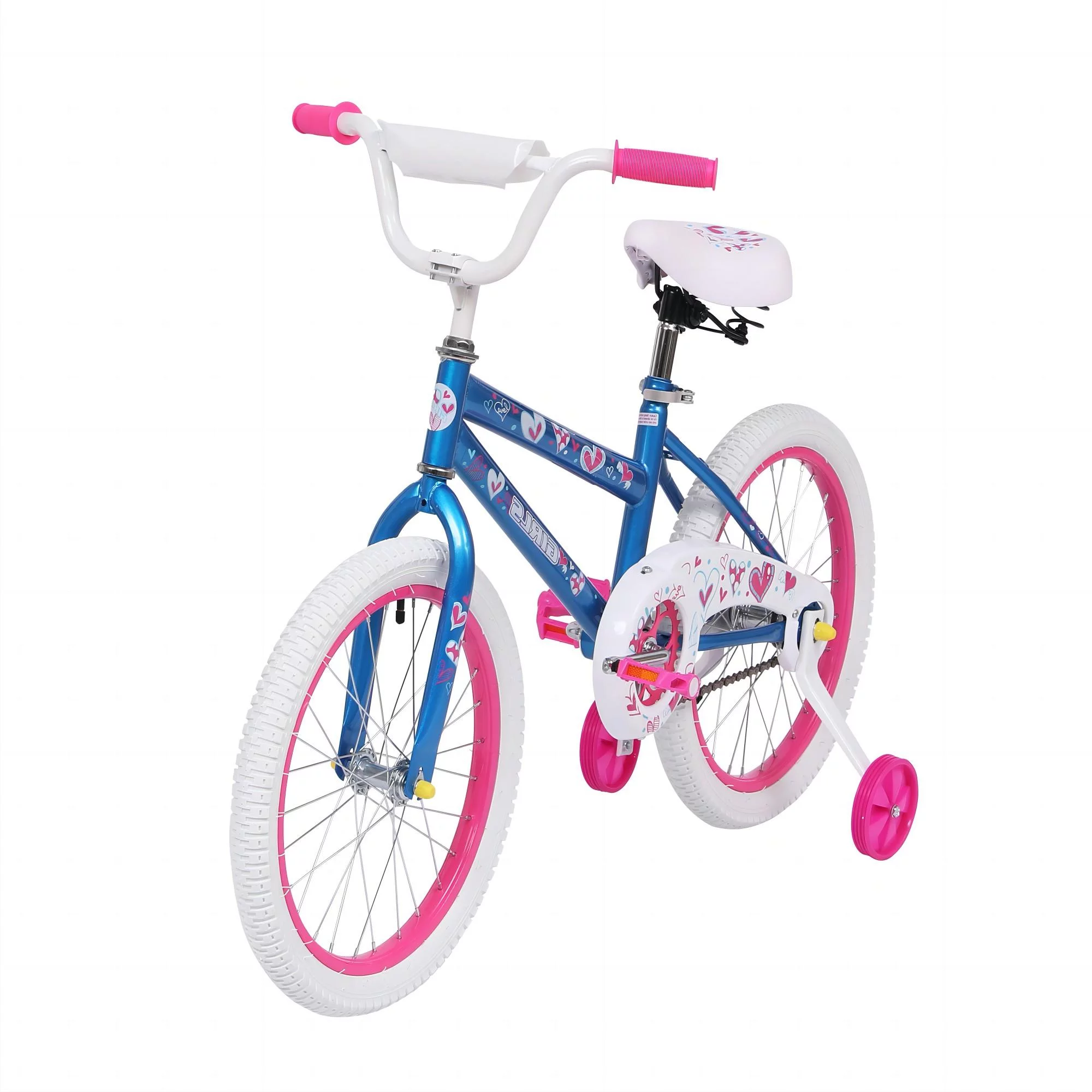 HONGGE 18 in. Girl Kids Bike, Blue