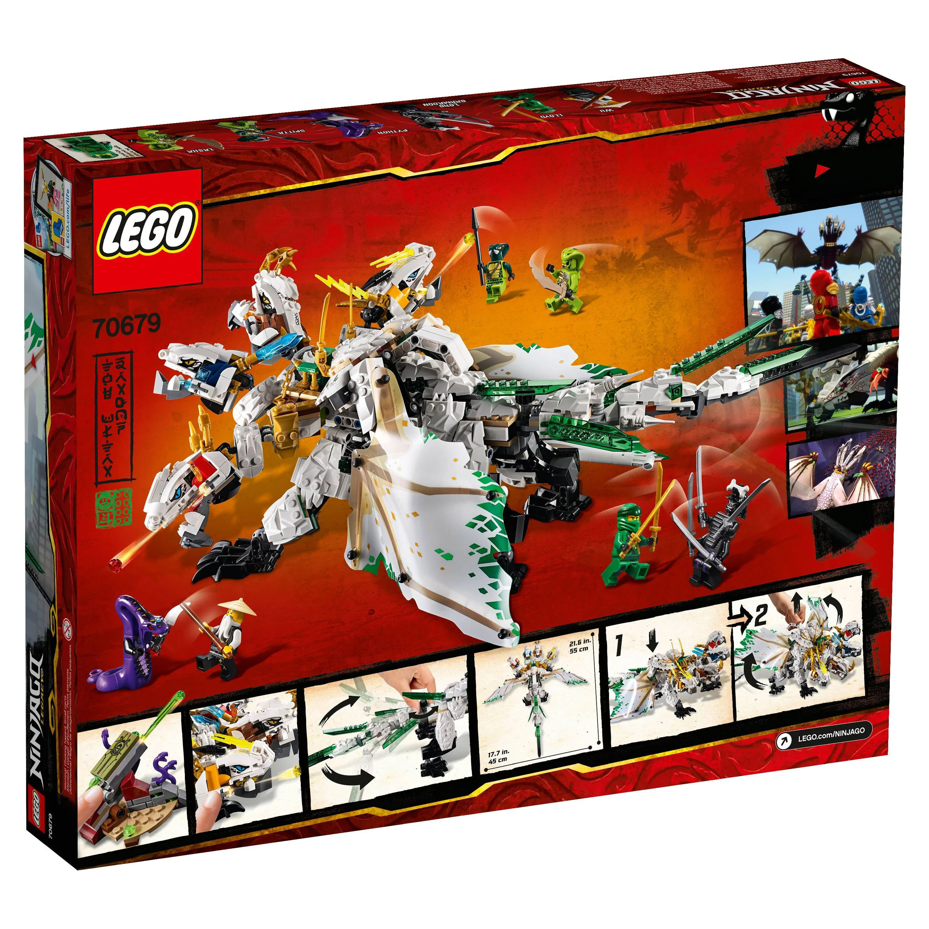 LEGO Ninjago The Ultra Dragon 70679 Ninja Dragoy Toy