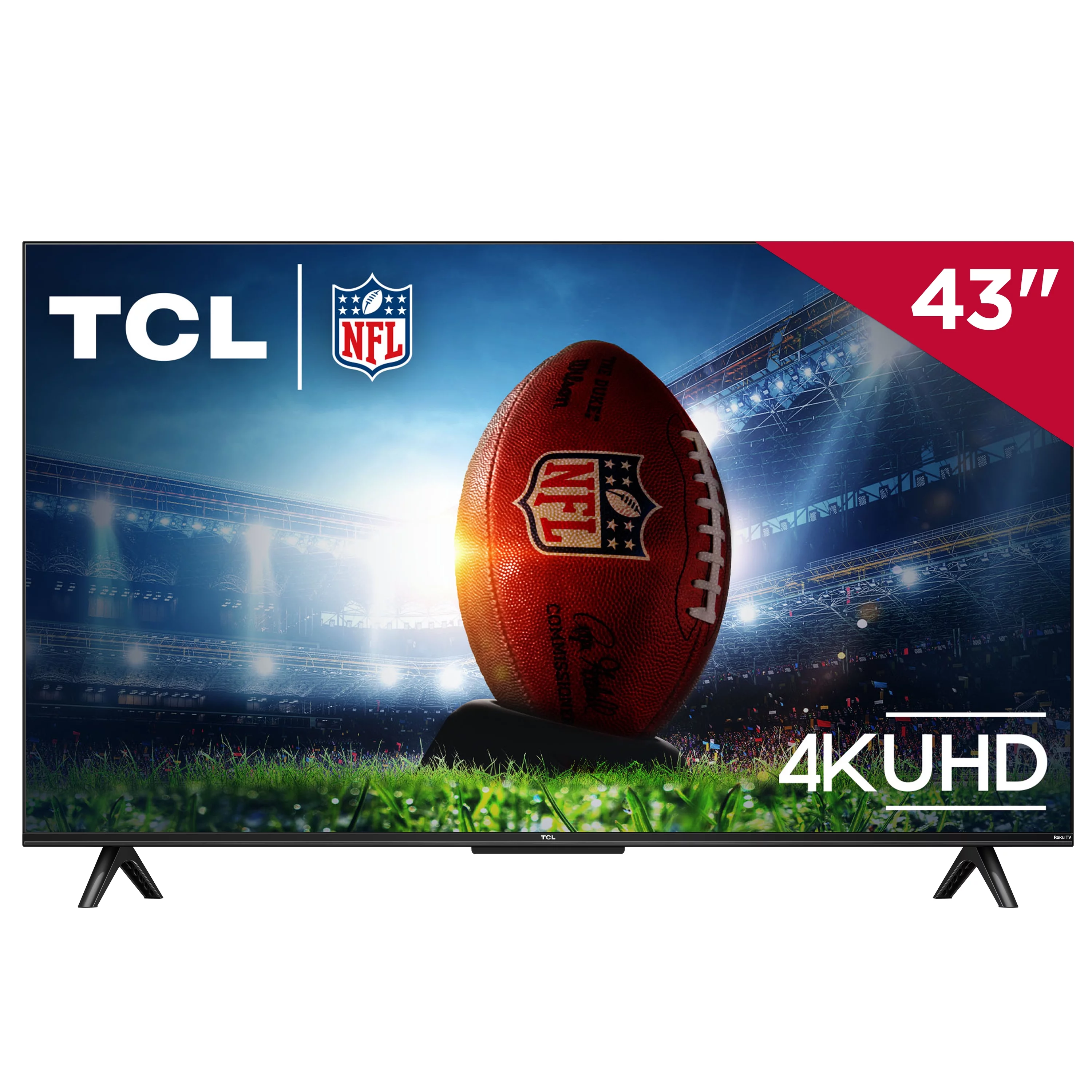 TCL 43″ Class 4-Series 4K UHD HDR Smart Roku TV – 43S451