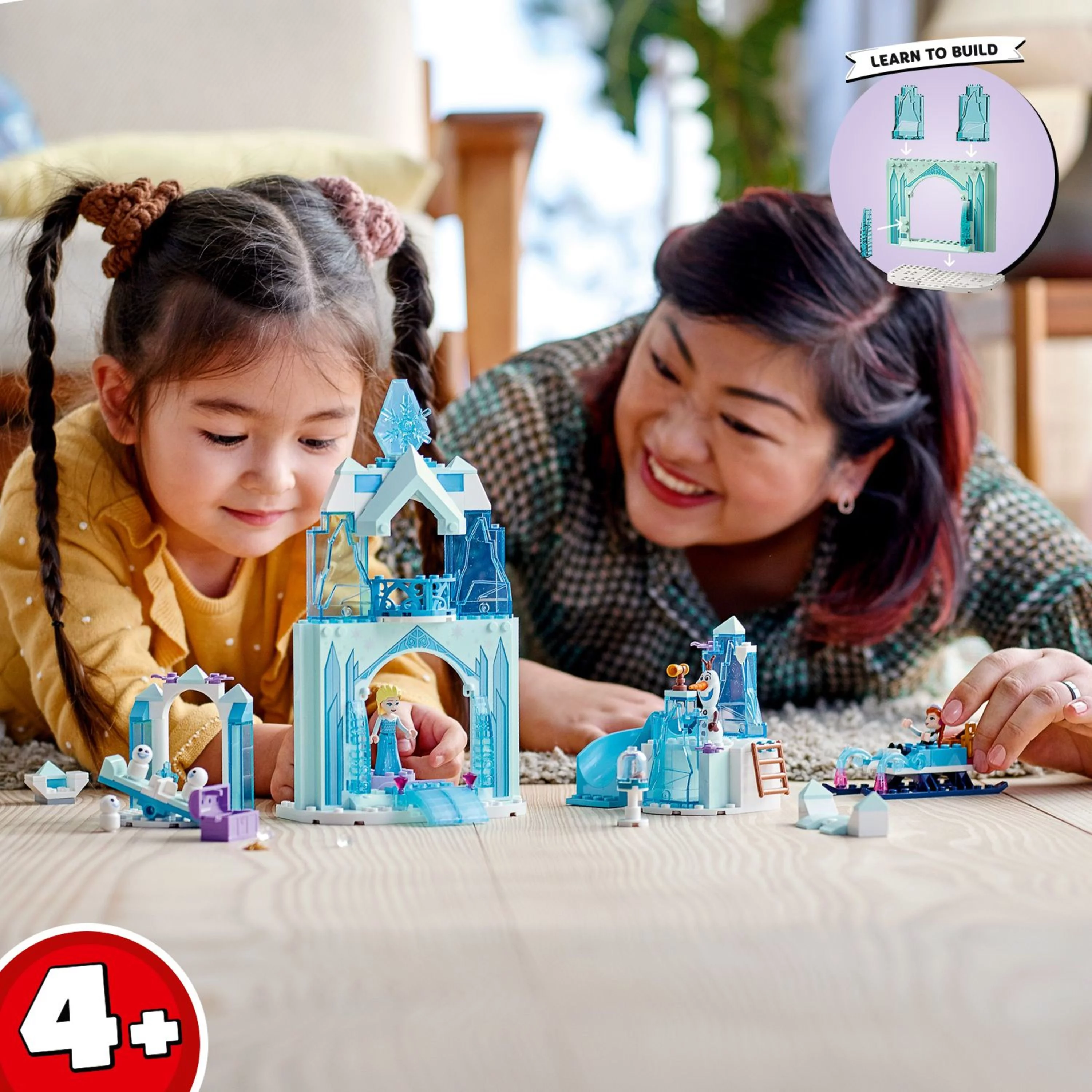 LEGO Disney Anna and Elsa’s Frozen Wonderland 43194 Castle Toy with Disney Princess Mini-Doll Figures, Gifts for 4 Plus Years Old Kids, Girls and Boys