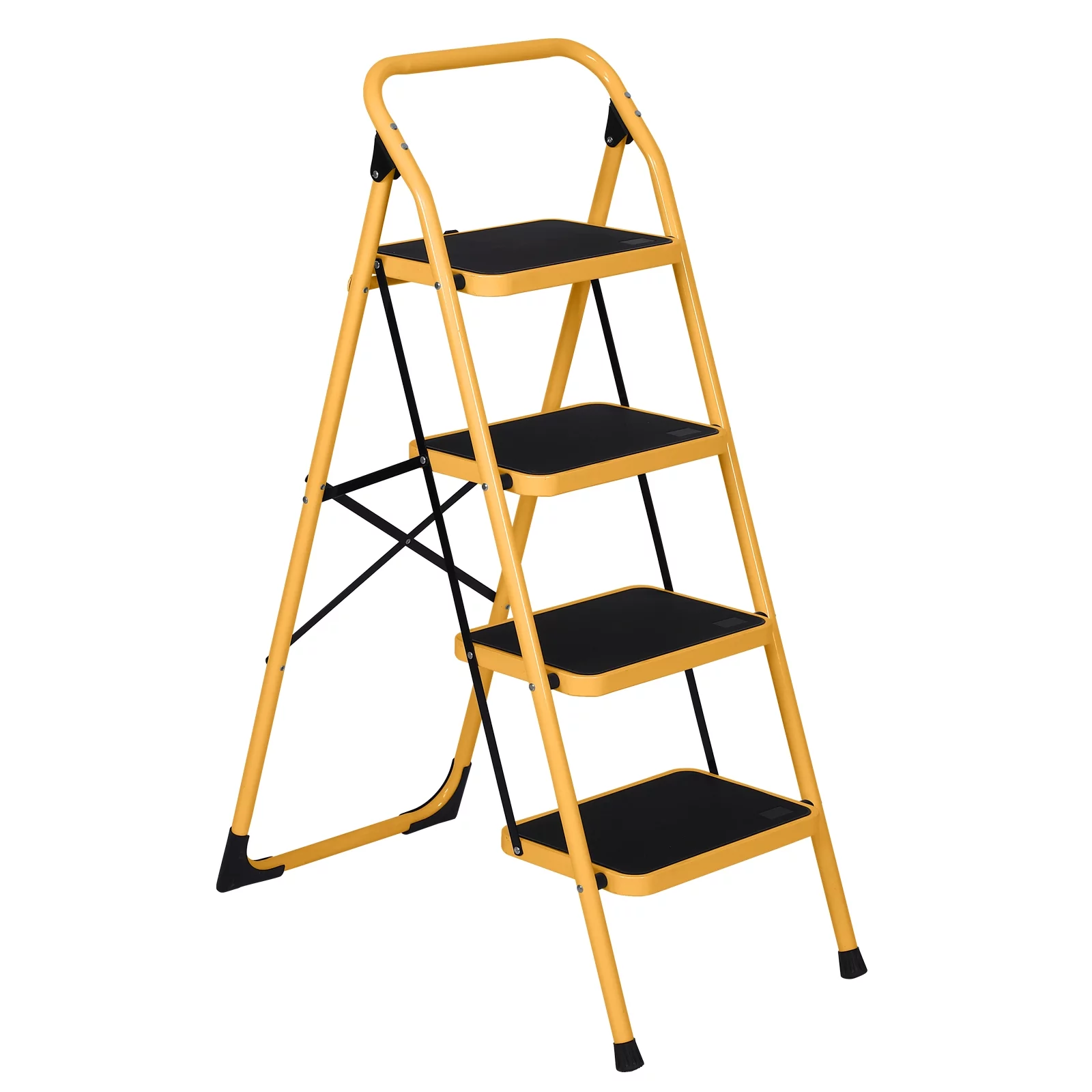 Ktaxon 3-Step Ladder, Lightweight Step Stool, 330 lb. Load Capacity, Iron