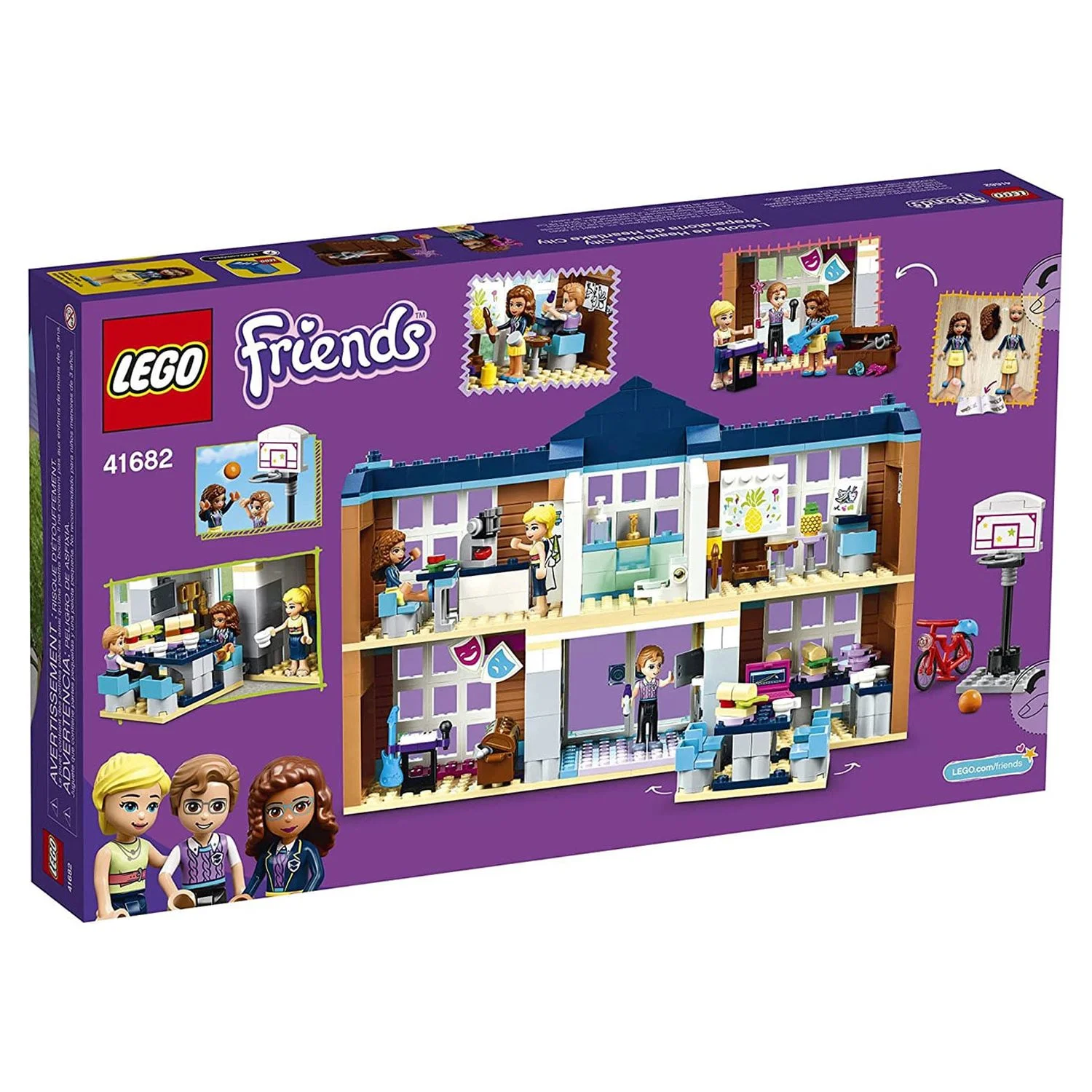 LEGO Friends Heartlake City School 41682 Building Toy for Creative Play (605 Pieces)