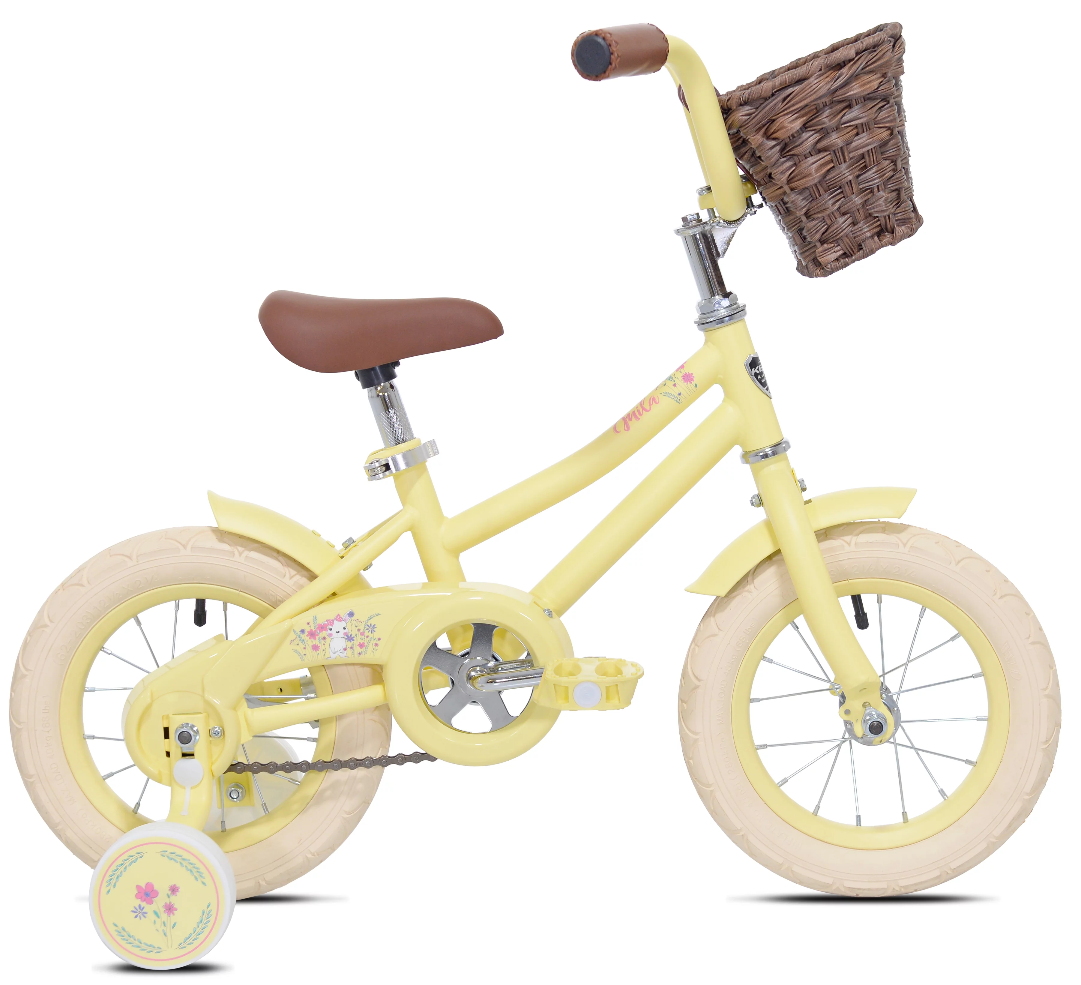 Kent Bicycles 12 in. Girl’s Mila Child Bicycle with Front Basket, Pink