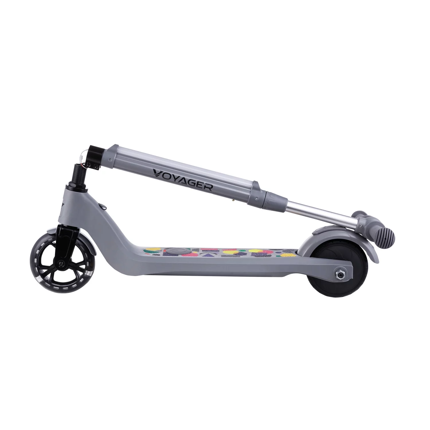 Voyager Curiosity  Kids Electric Folding Scooter, Grey