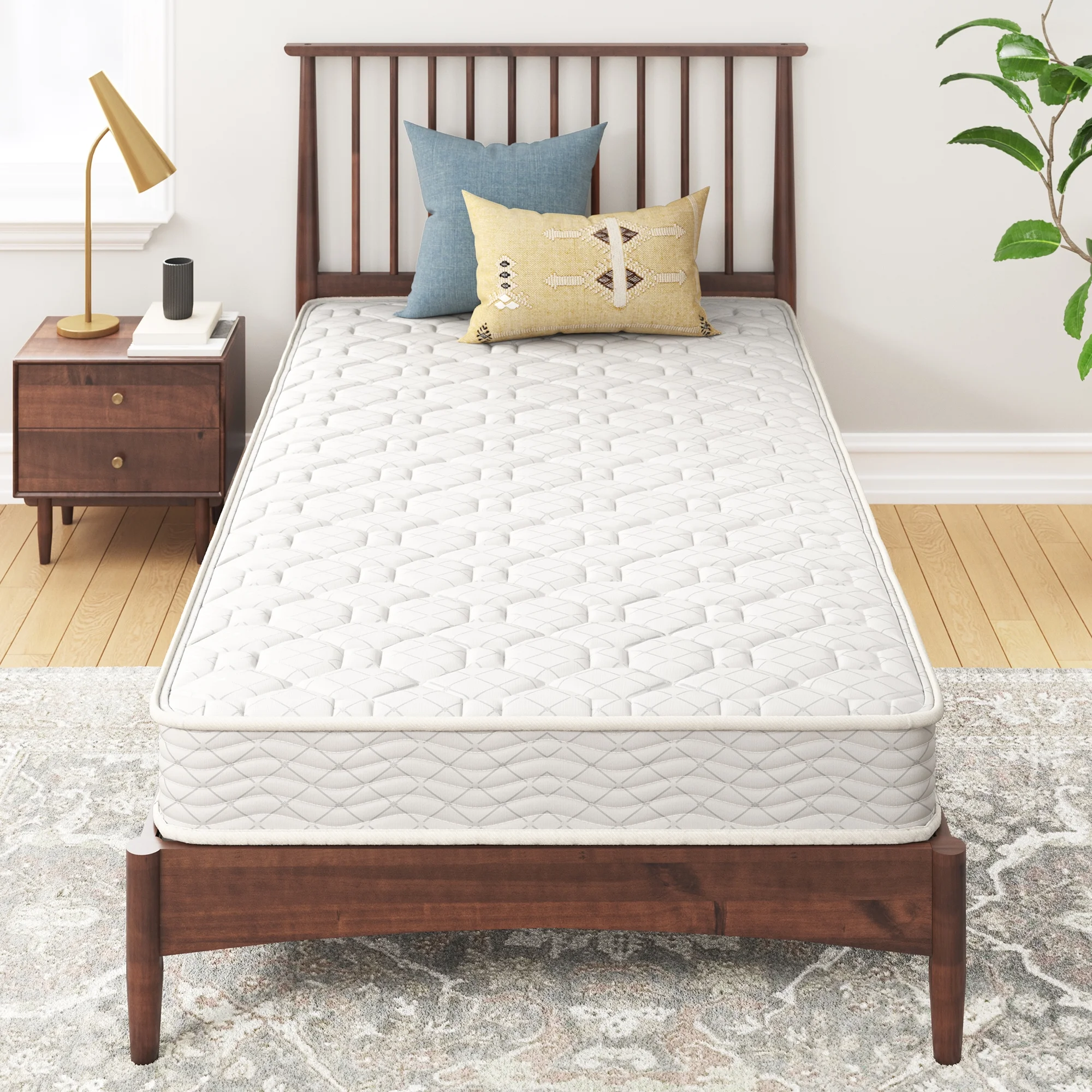 Slumber 1 By Zinus 6″ Comfort Innerspring Mattress, Adult, Twin