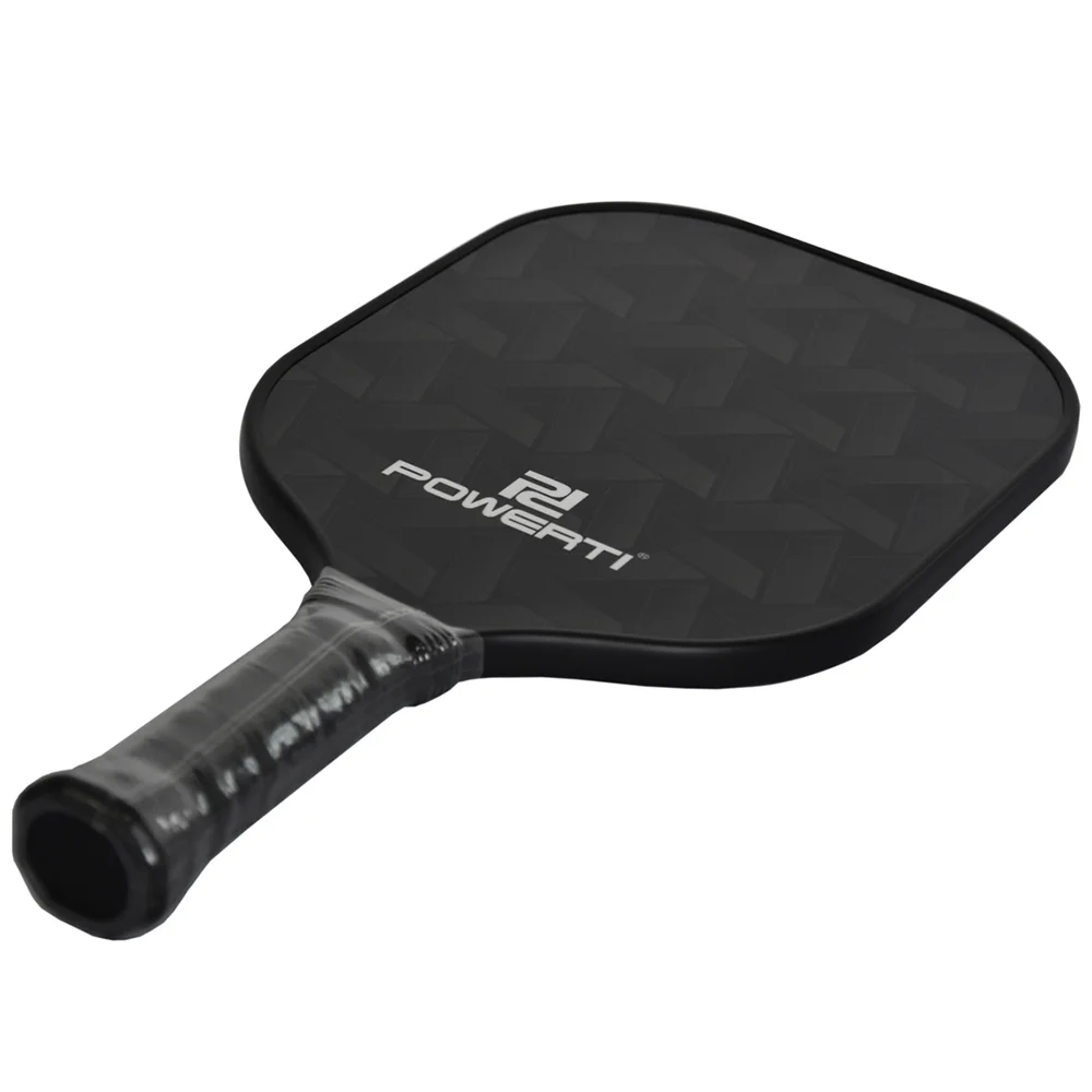 Pickleball Paddle and Ball Set Carbon Fiber Surface Pickle Ball Racket 2 Paddles with 4 Balls