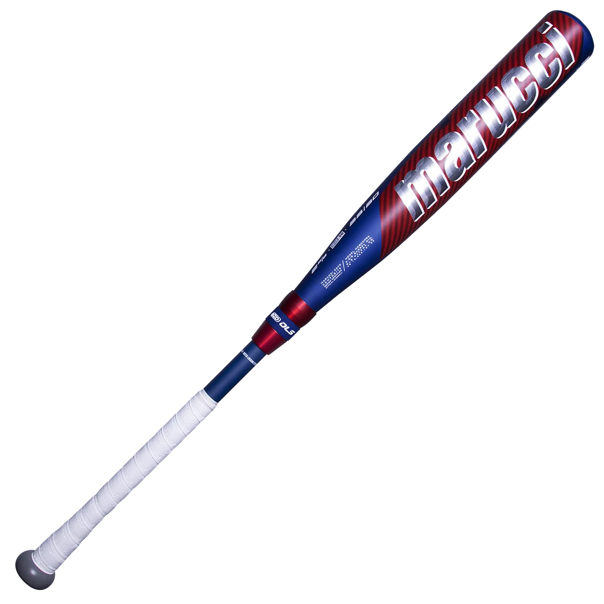 Marucci Cat9 Two Piece Composite Pastime BBCOR 2 5/8″ Baseball Bat Drop -3, 33″/30oz, Red/White/Blue