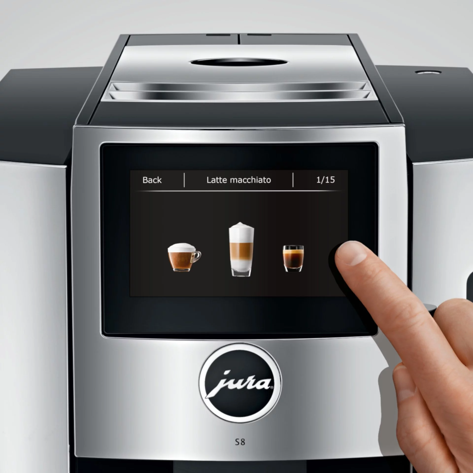 Jura S8 Multifunction Automatic Coffee & Espresso Machine | Chrome