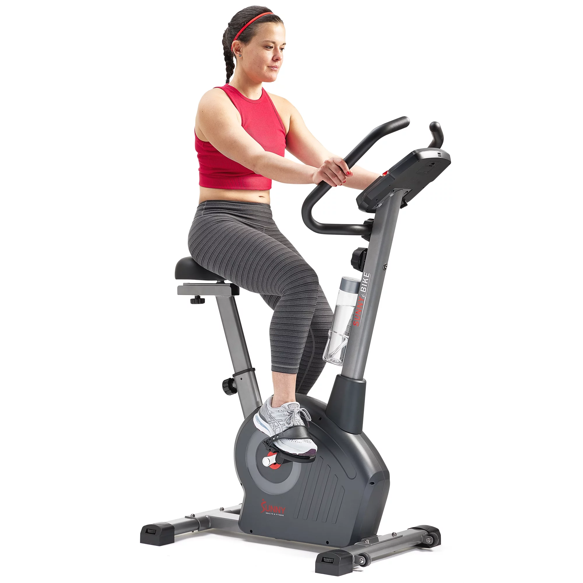 Sunny Health & Fitness Elite Interactive Series Upright Exercise Bike (SF-B220045)