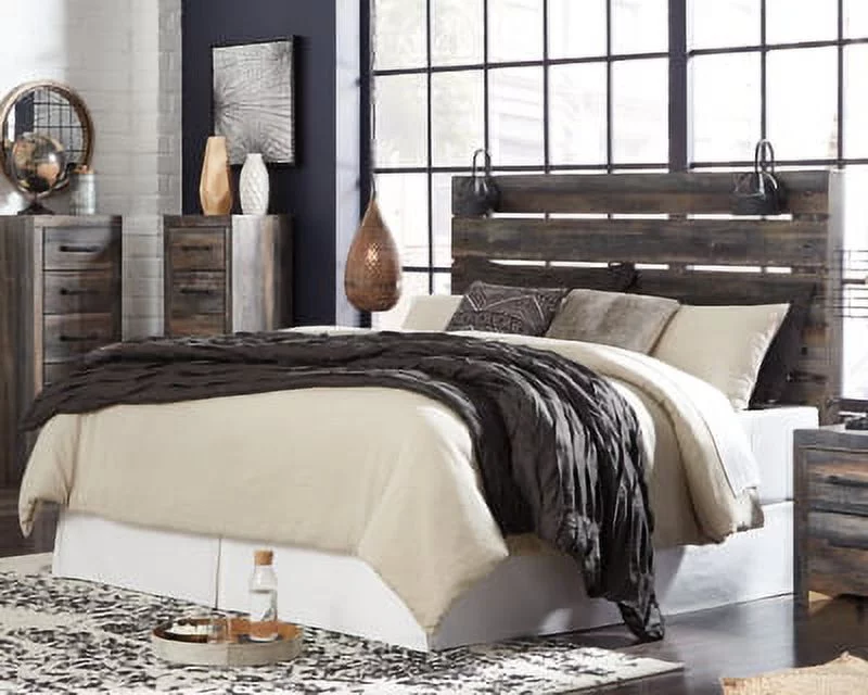 Signature Design by Ashley Casual Cambeck Full Panel Headboard  Whitewash