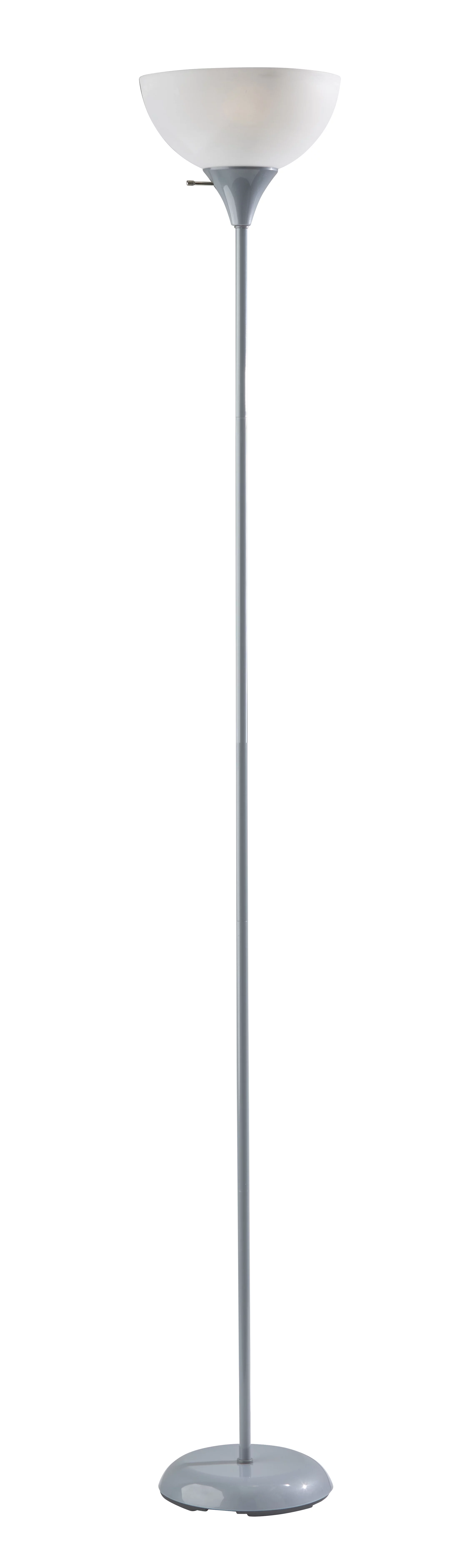 Mainstays 71″ Floor Lamp, White, Plastic, Modern, Perfect for Home and Office Use