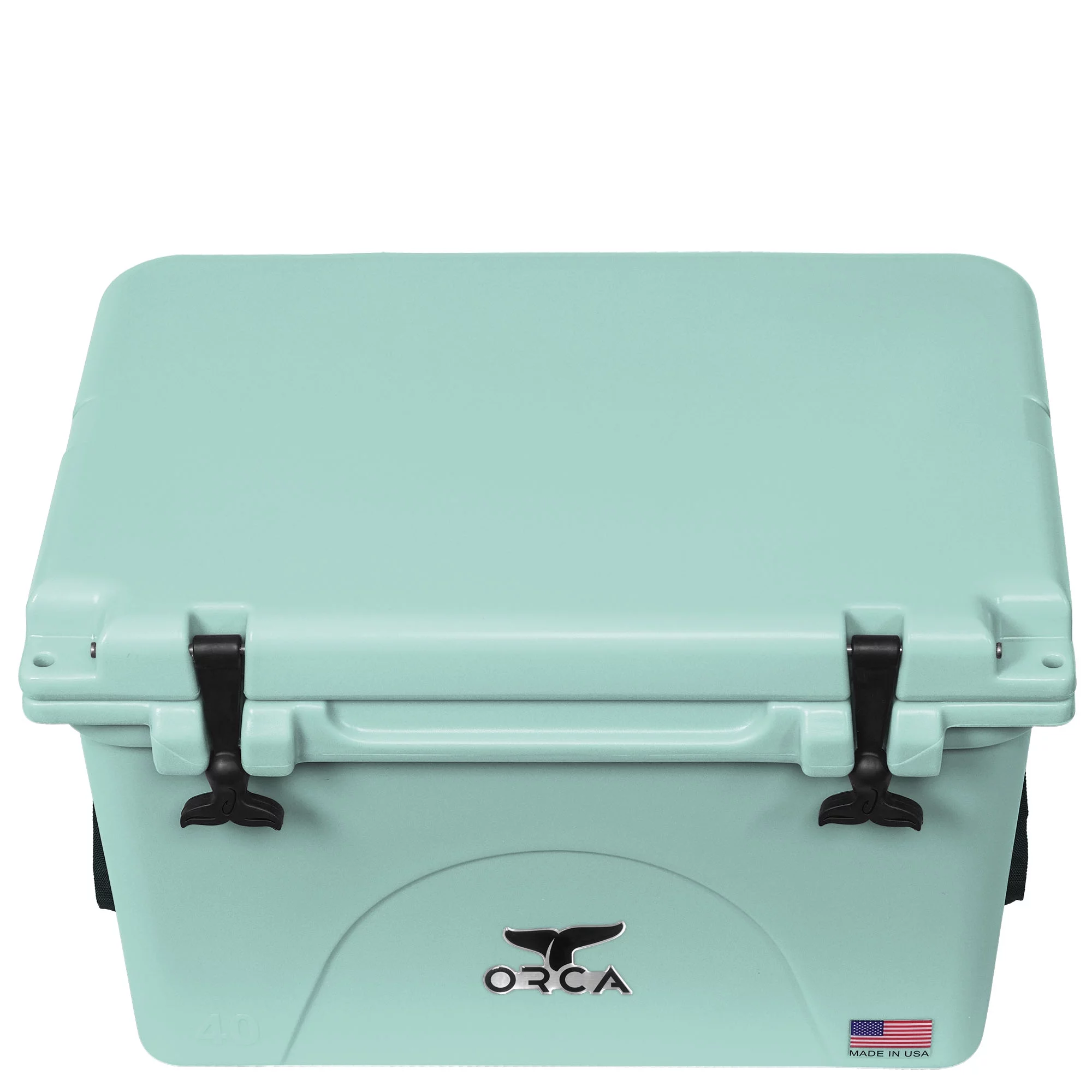 ORCA 40 Quart Hard Cooler Insulated Ice Chest, Seafoam Green