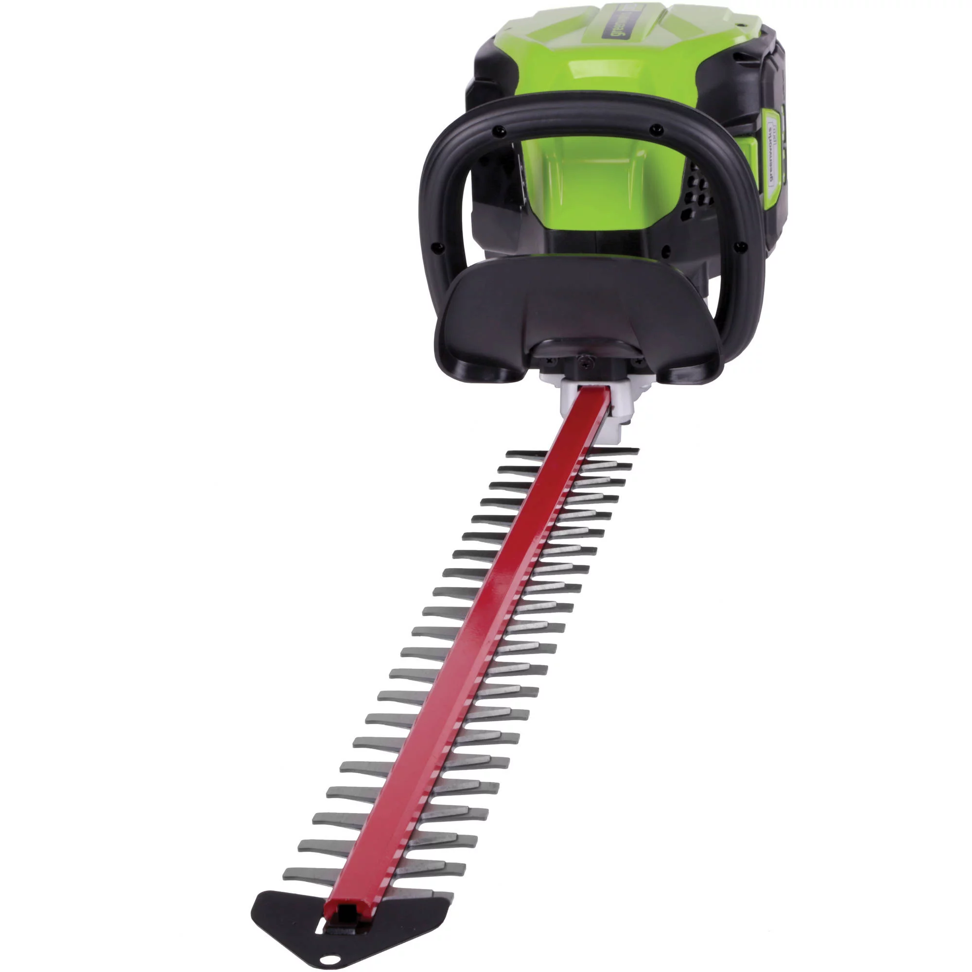 Discontinued – Greenworks PRO 80V 26-inch Cordless Brushless Hedge Trimmer with 2.0 Ah Battery & Charger, 2210602AZ