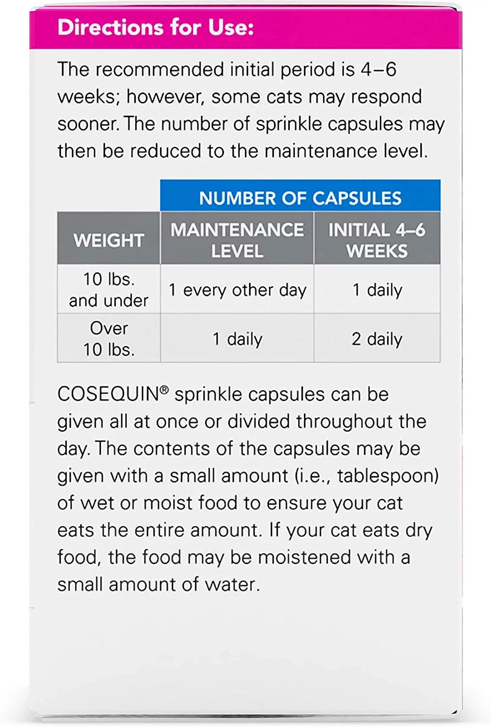 Nutramax Cosequin Joint Health Supplement for Cats, 30 Capsules