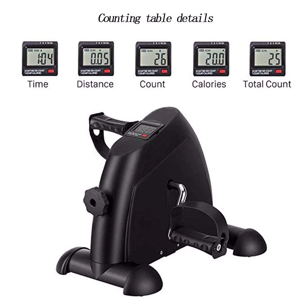 VUEYAA Mini Exercise Bike, Under Desk Bike Pedal Exerciser Foot Cycle Arm