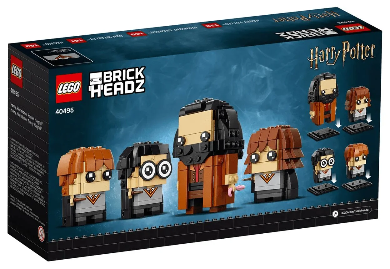 LEGO BrickHeadz Wizarding World Harry, Hermione, Ron & Hagrid 40495