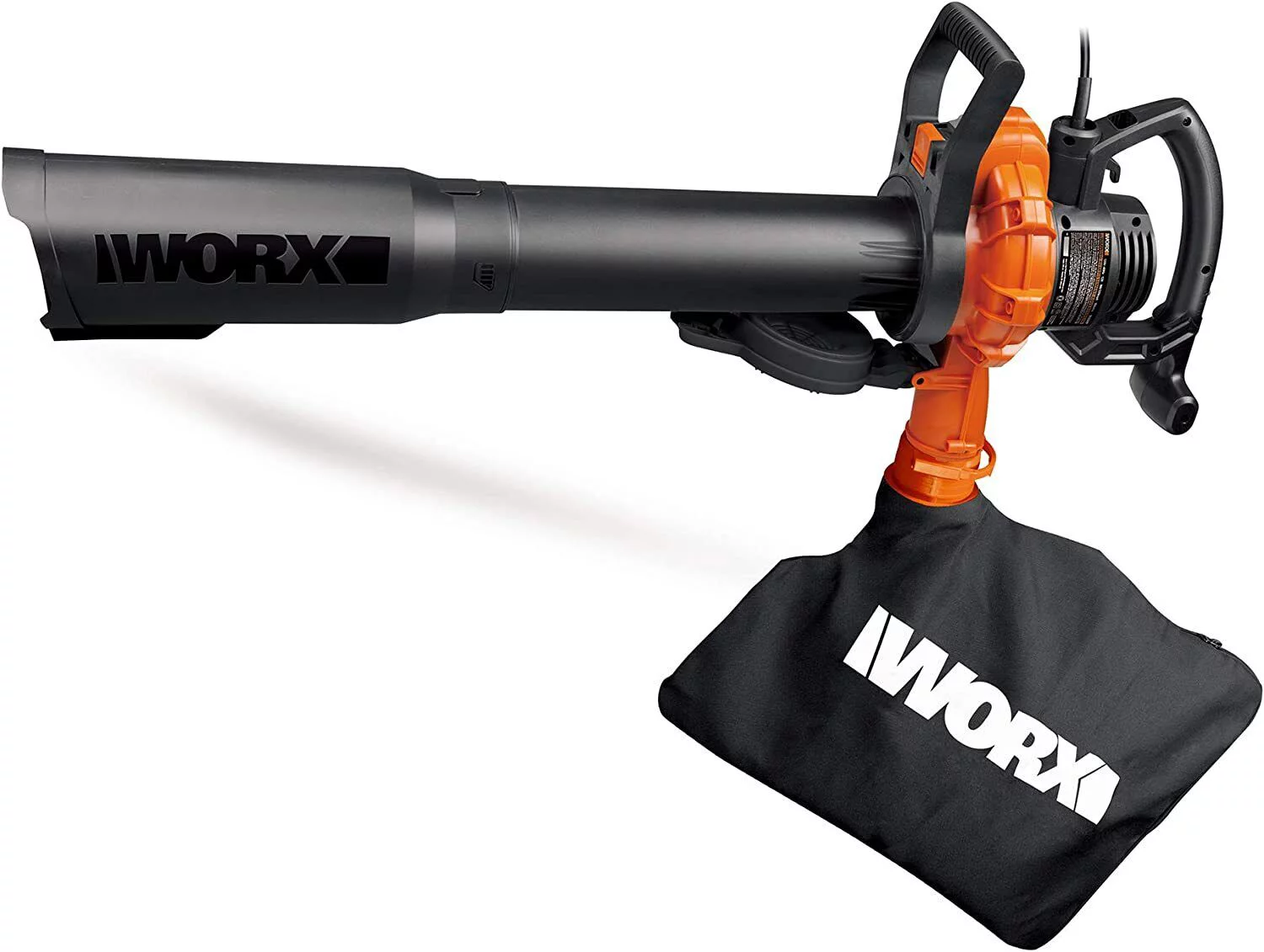 Worx WG518 12 Amp 2-Speed Leaf Blower, Mulcher & Vacuum