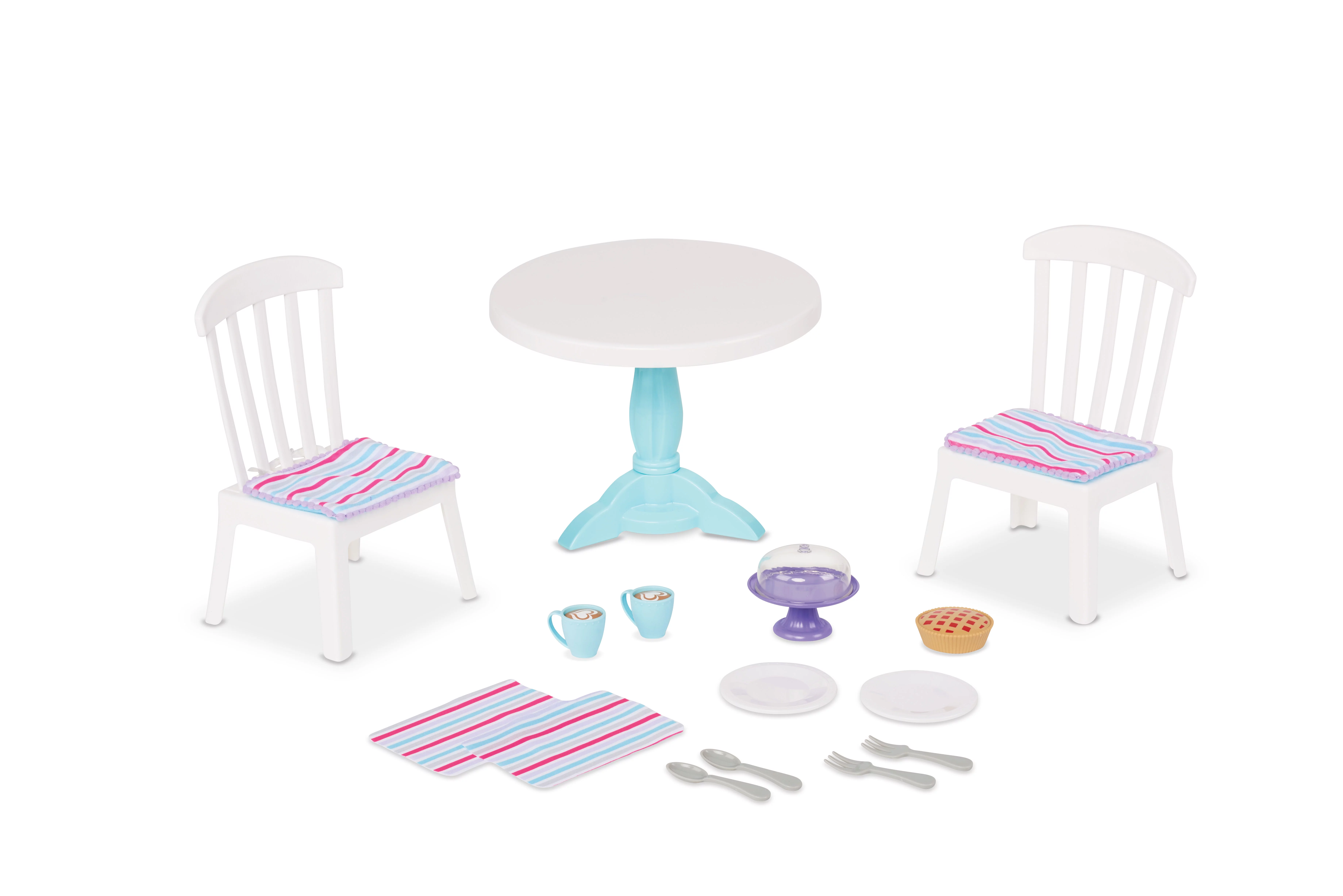 My Life As Dining Room Play Set for 18?? Dolls, 15 Pieces