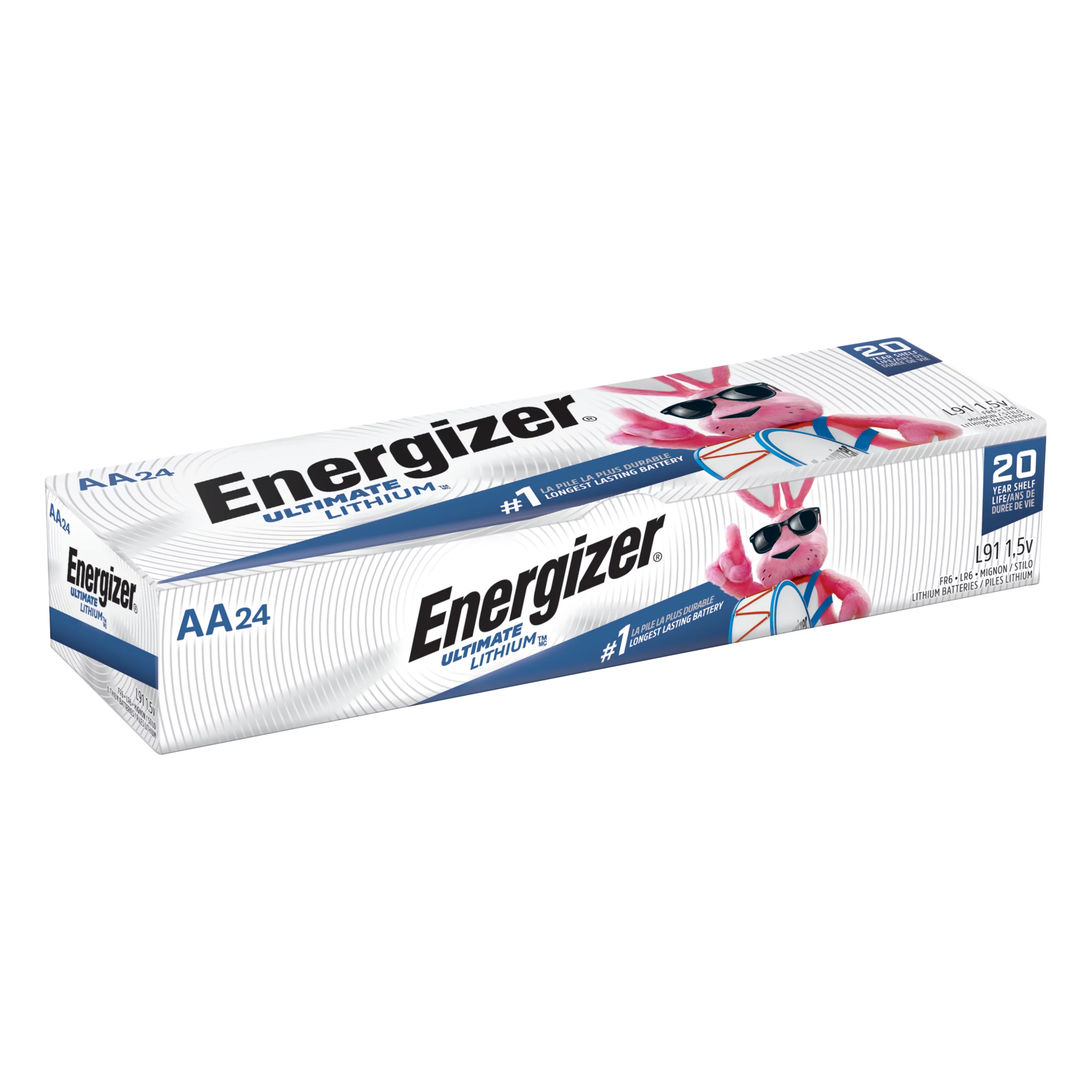 Energizer Ultimate Lithium AA Batteries (1 Pack), Double A Batteries