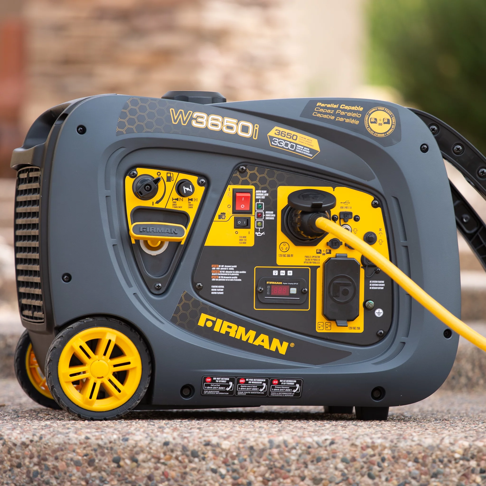 Firman W03381 Portable 3300 Watt Gasoline Generator Power