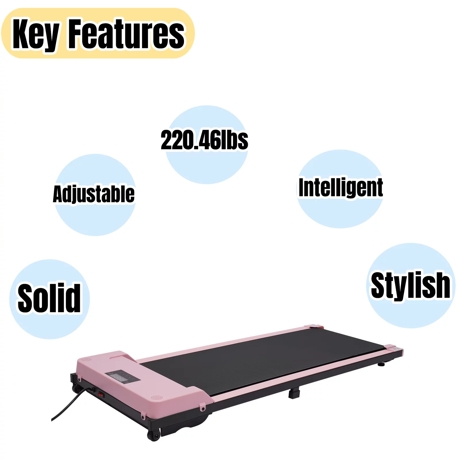 Intelligent Treadmill Electric Running Fitness Jogging Machine For Office Home