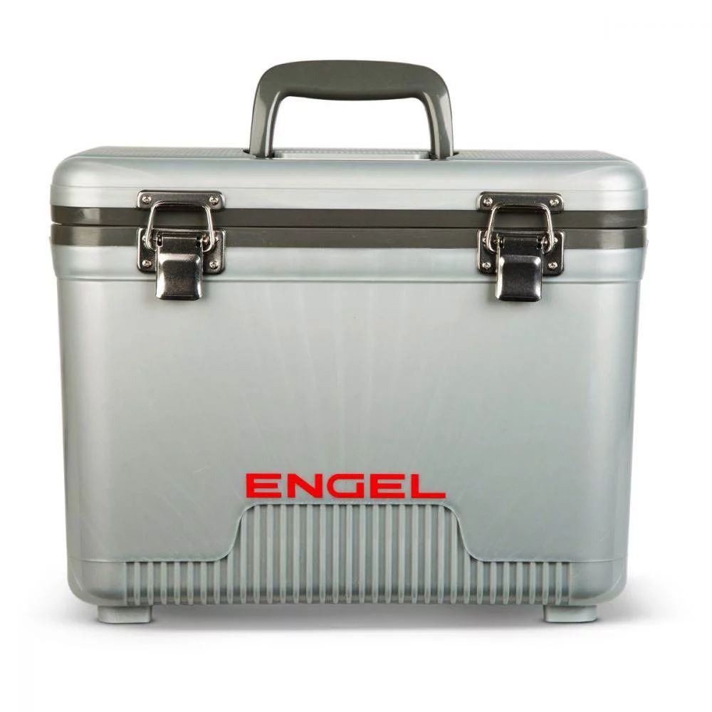 ENGEL 13 Quart 18 Can Leak Proof Odor Resistant Insulated Cooler Drybox, Seafoam