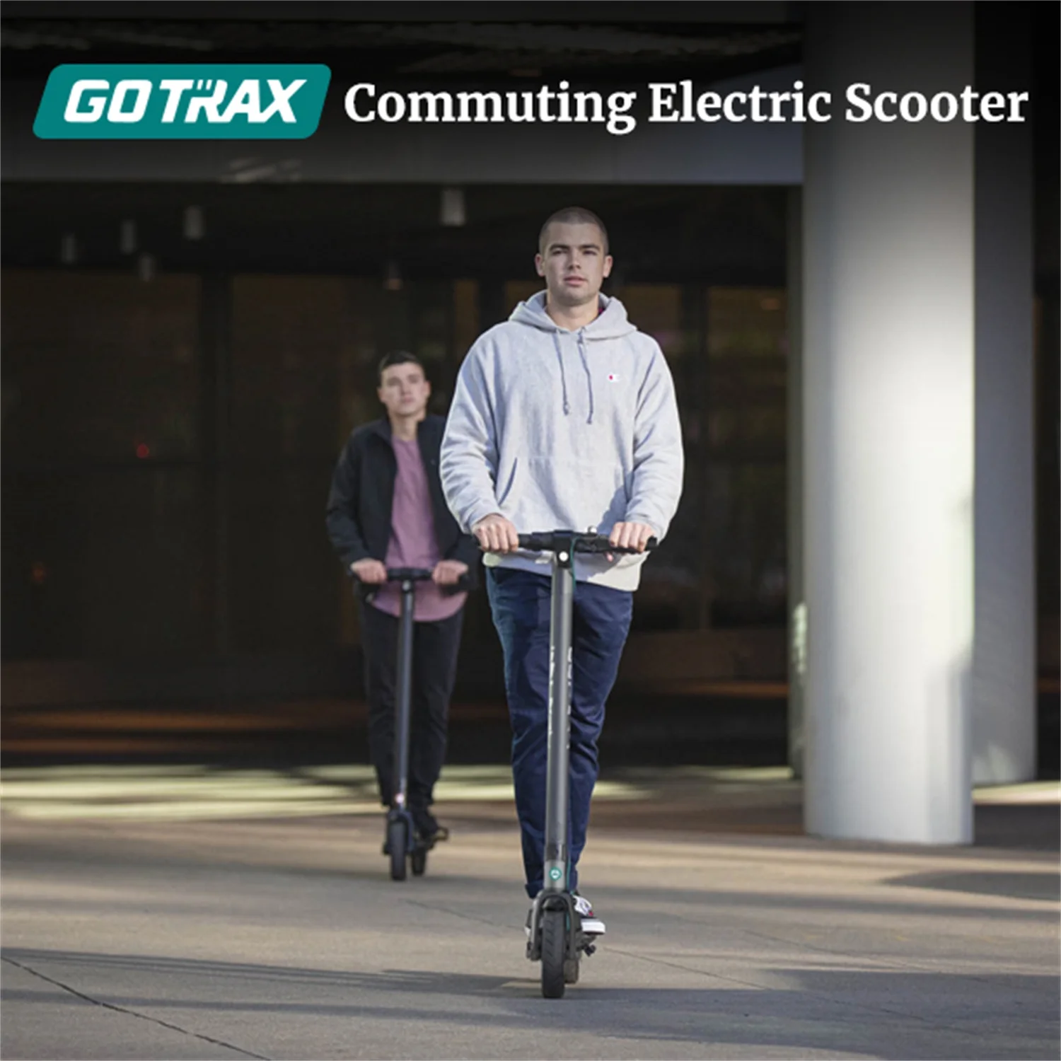 GOTRAX Rival Adult Commuting Electric Scooters, Max Load 220lbs Foldable Electric Scooter