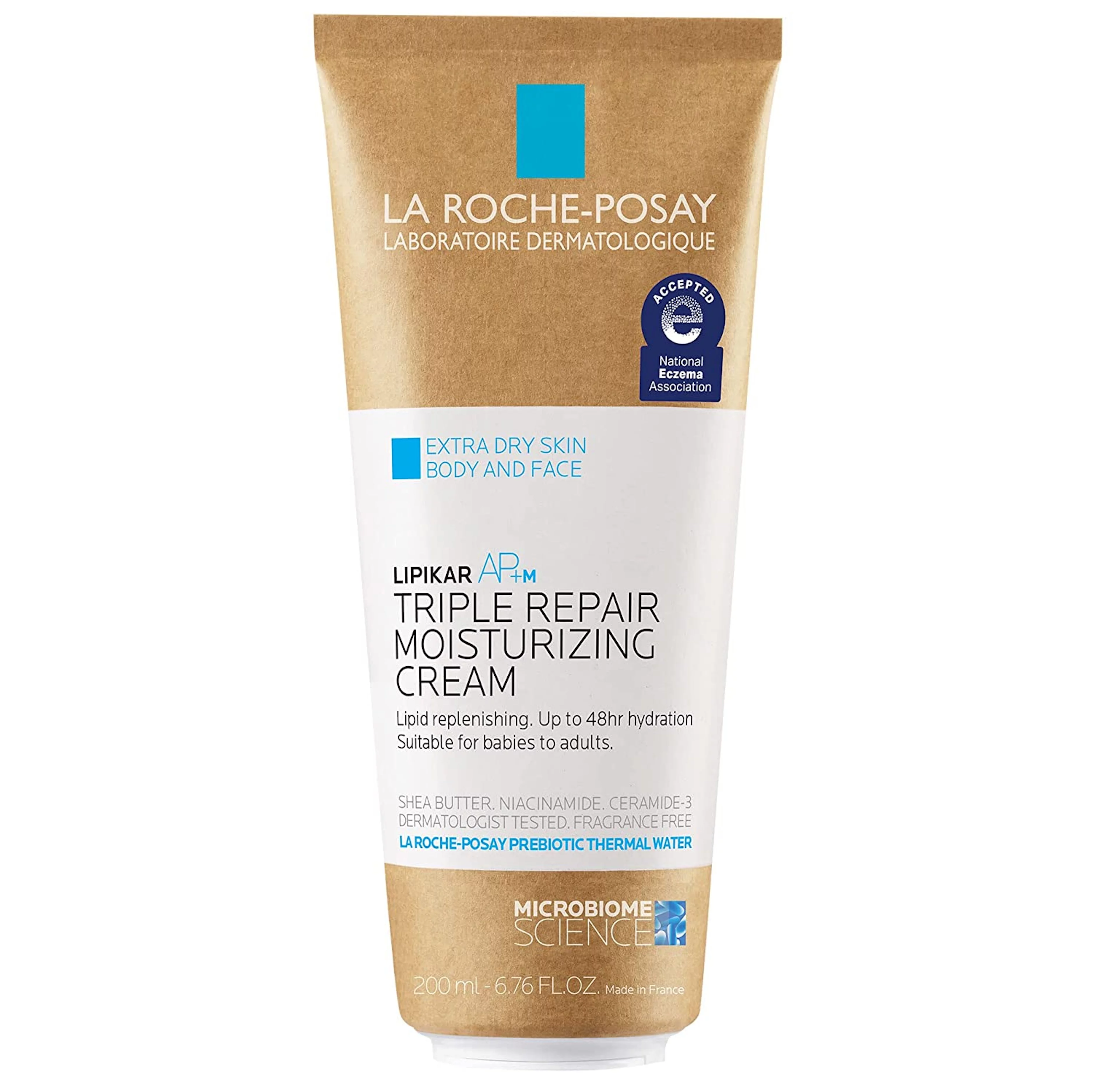 La Roche-Posay Lipikar AP+M Triple Repair Moisturizing Cream for Extra Dry Skin 6.76 fl oz (200ml)