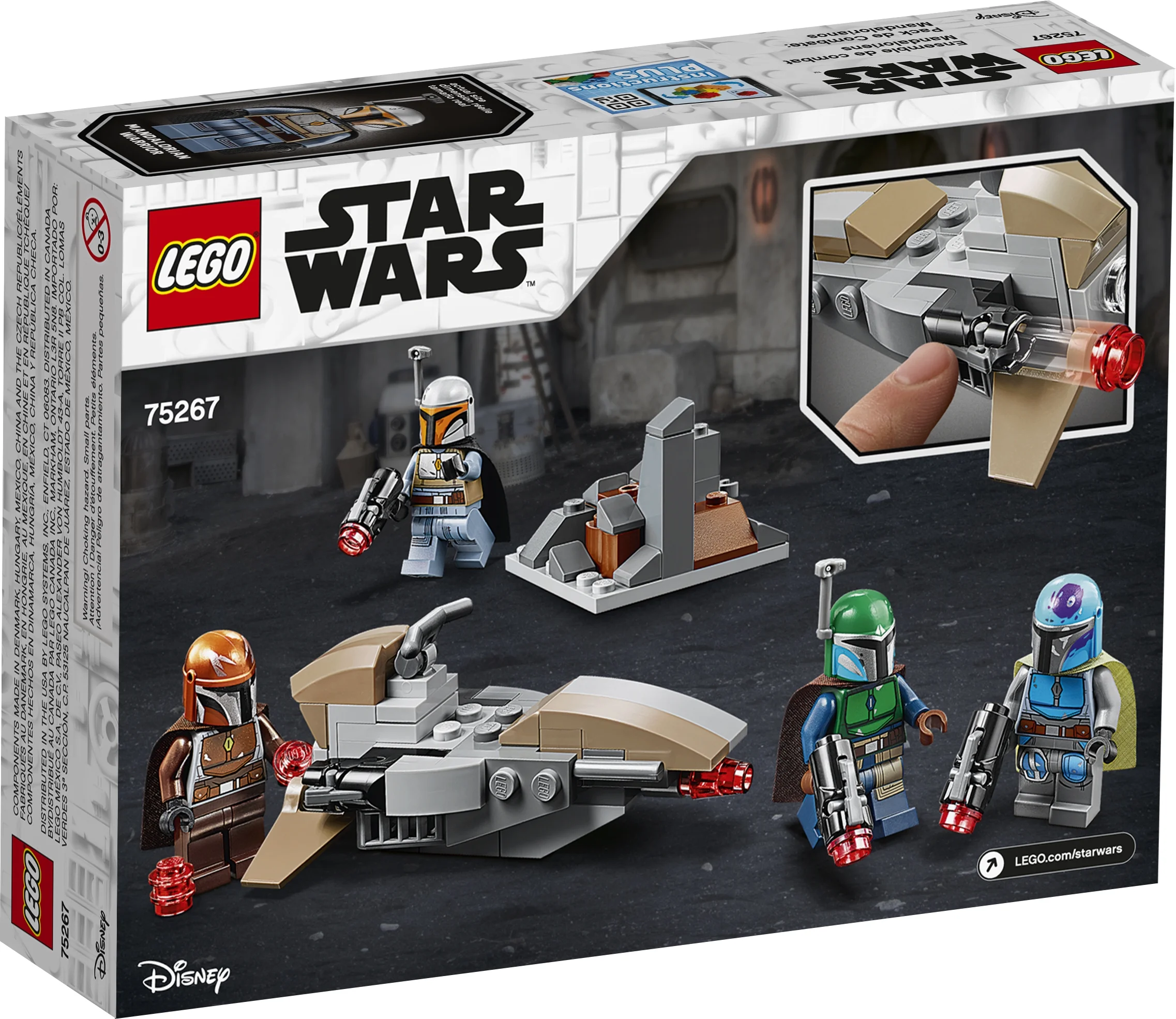 LEGO Star Wars Mandalorian Battle Pack 75267 Shock Troopers and Speeder Bike Building Kit (102 Pieces)