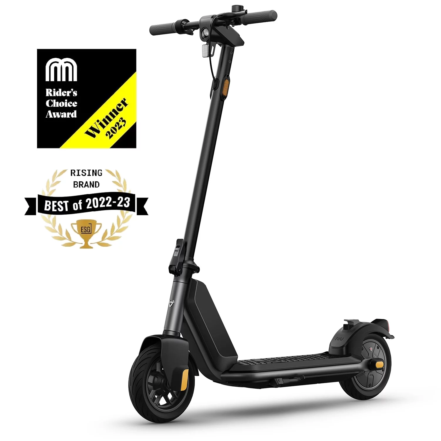 NIU KQi1 Pro Electric Kick Scooter Foldable Fast 15MPH / 15.5mi Distance Charging Battery Commuting Black