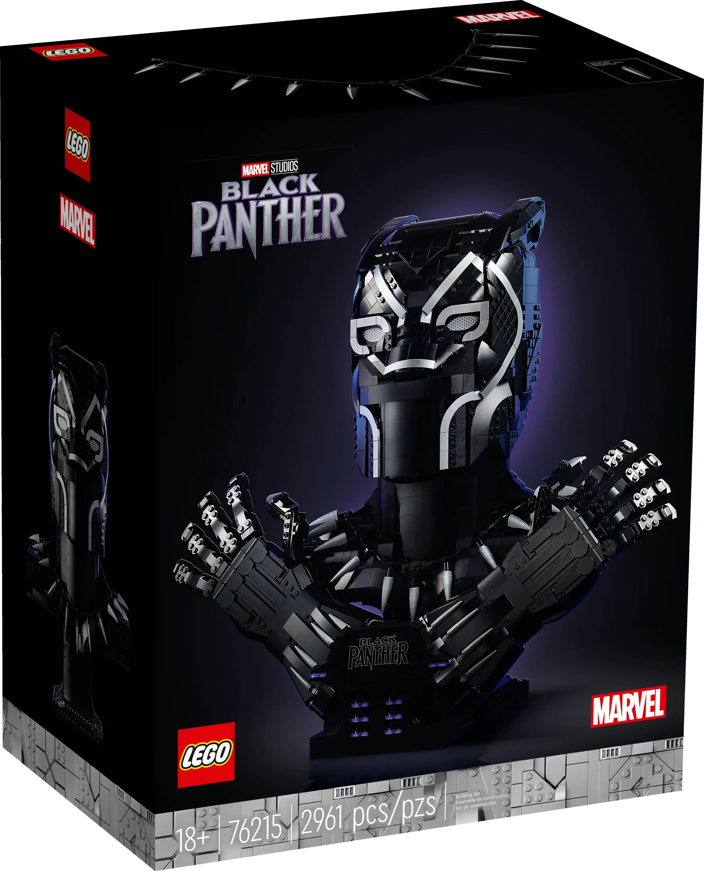 LEGO Marvel Black Panther, King T’Challa Model Building Kit 76215 Wakanda Forever Memorabilia